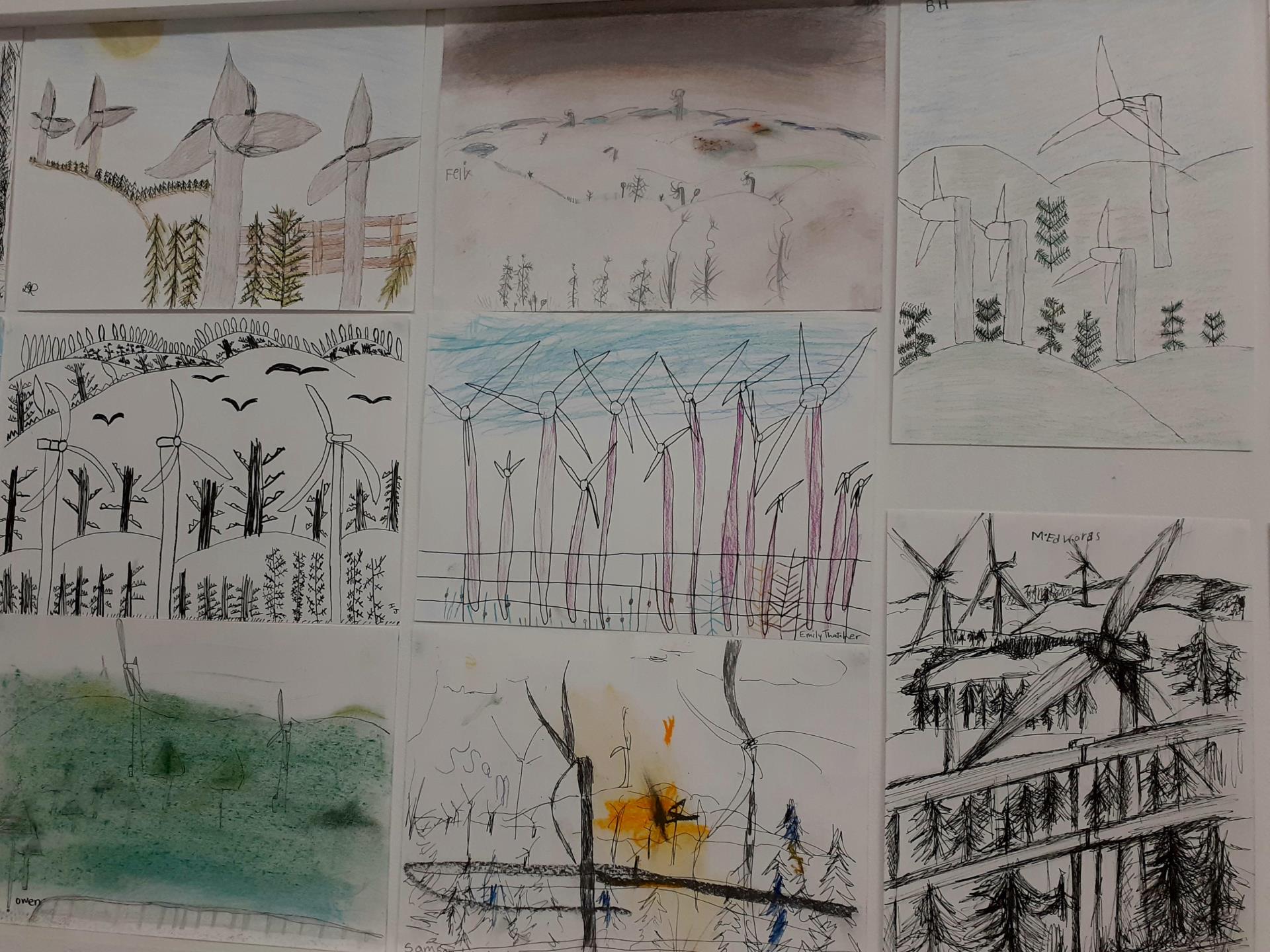 Drawings from Outdoor Family Workshop