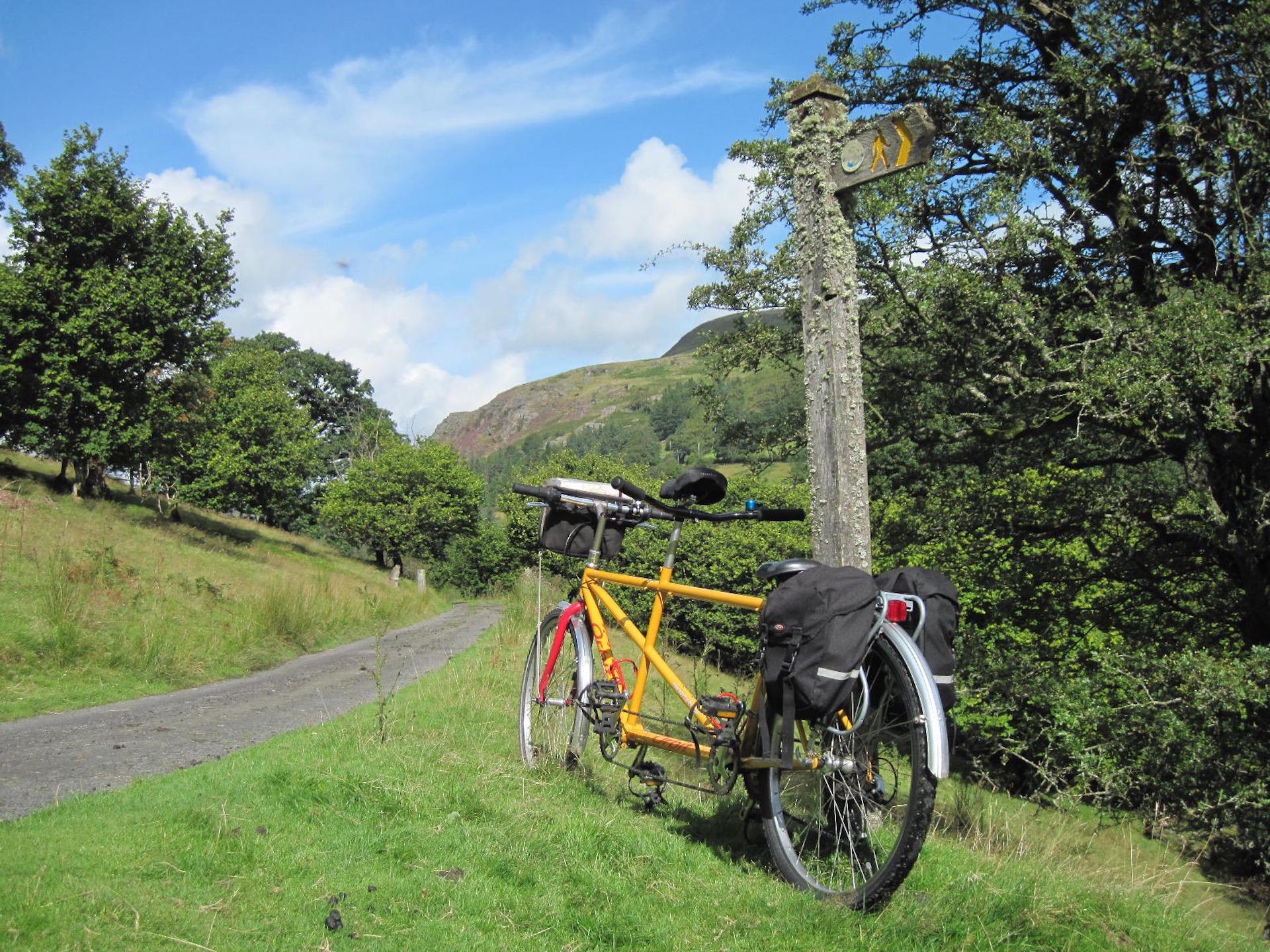 Tandem cycling holiday in Wales
