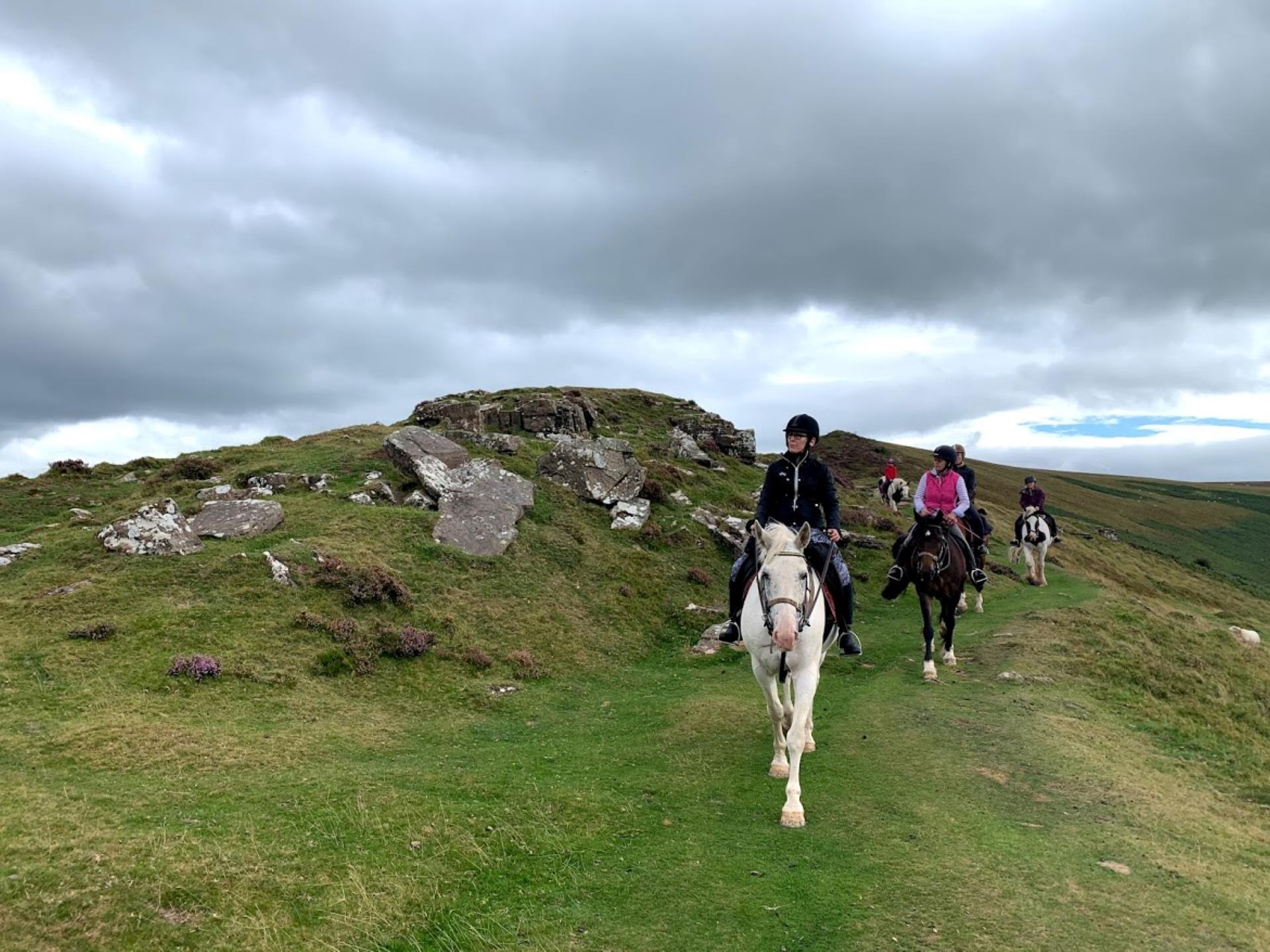 Pony trekking with Ellesmere Riding Centre Brecon