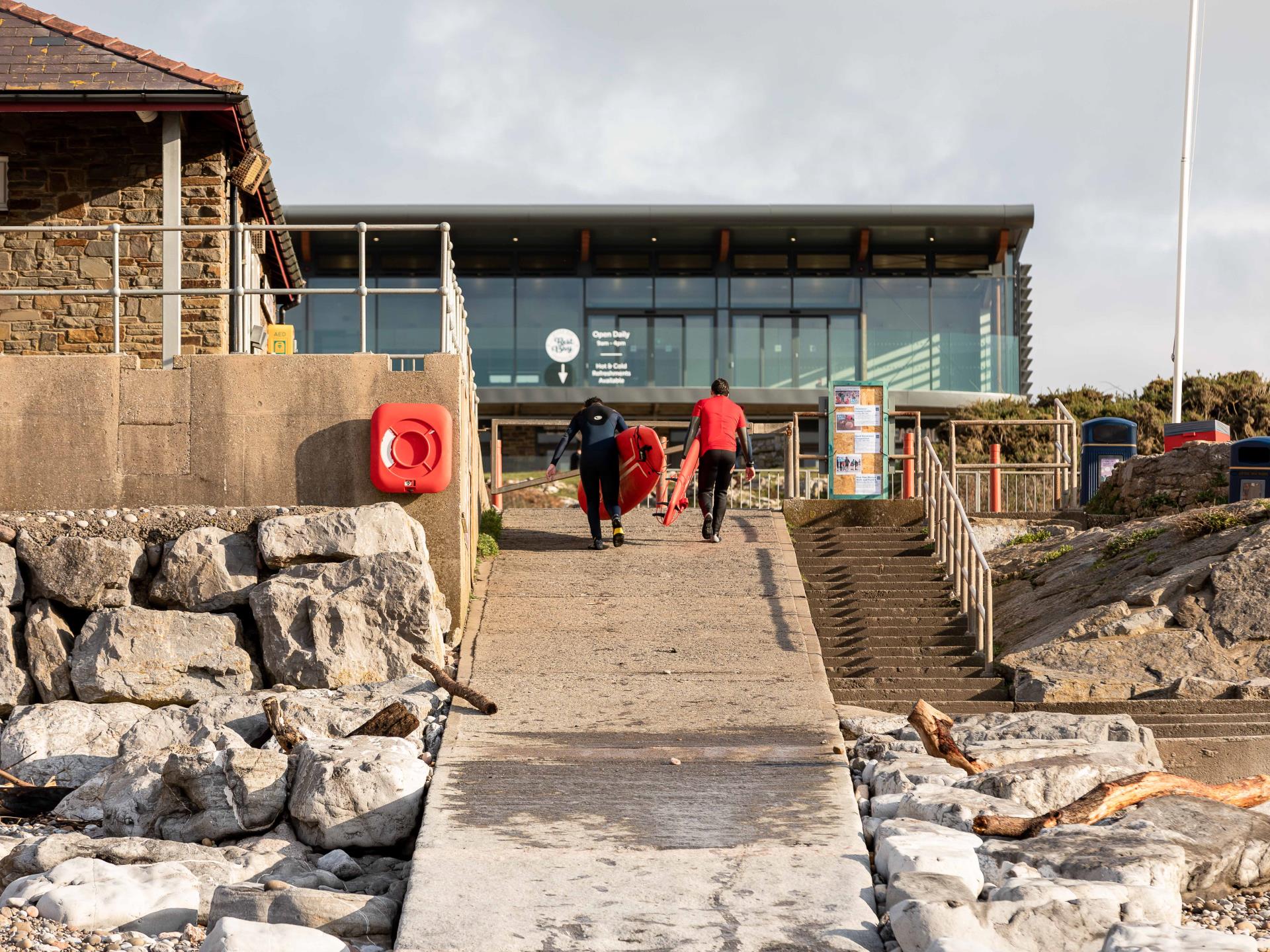 Lifeguard Station at Rest Bay, Porthcawl