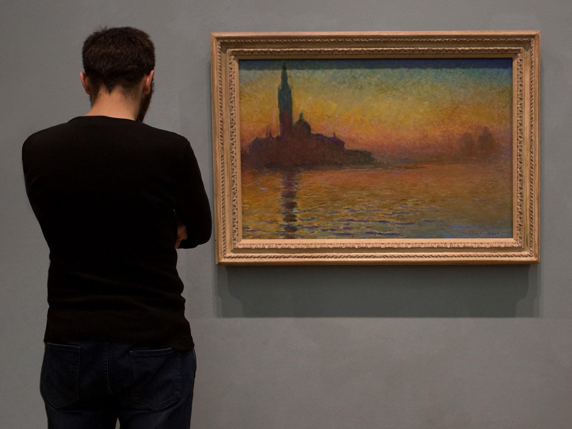 San Giorgio Maggiore, Twilight, by Monet