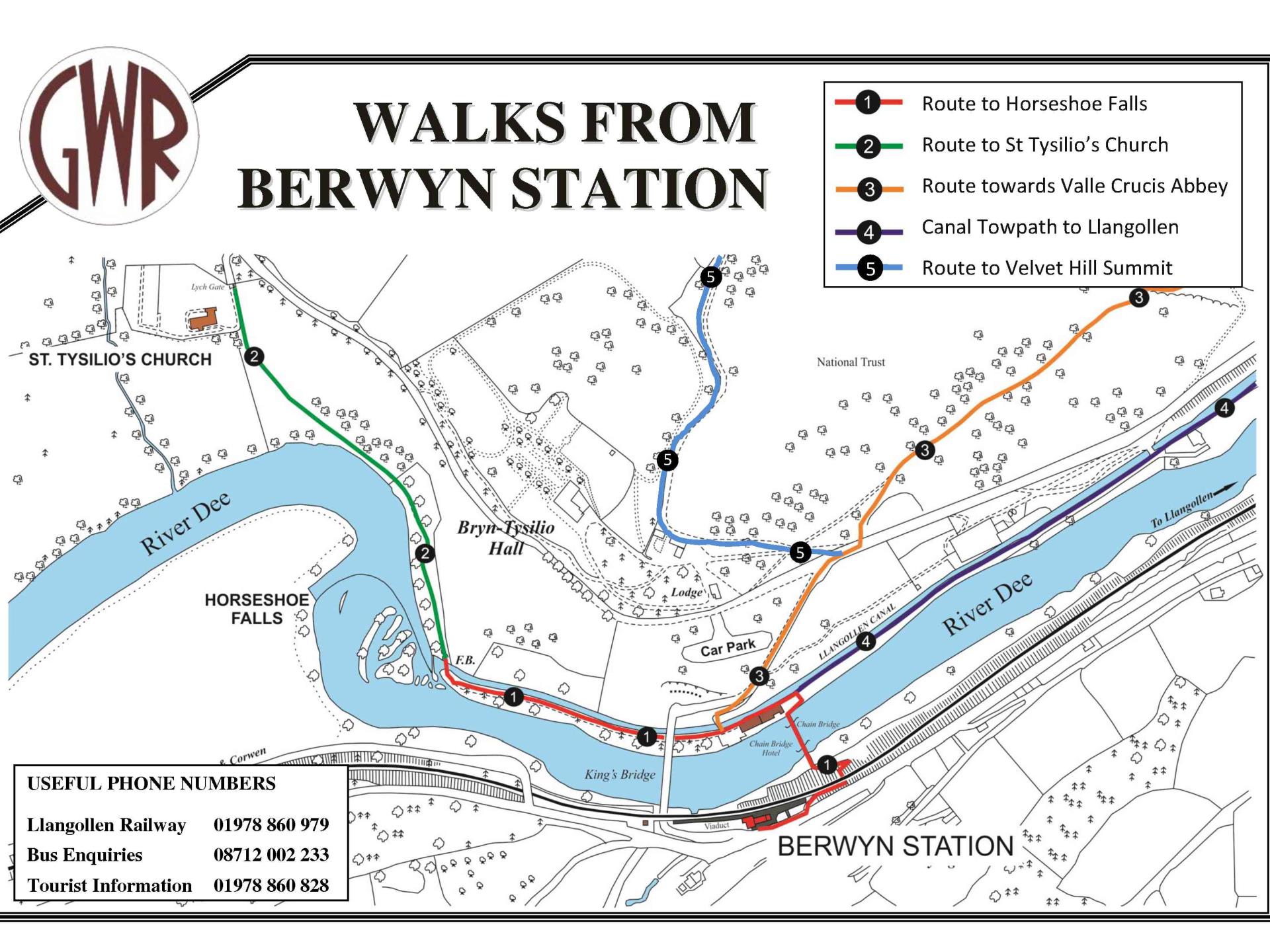 Walks From Berwyn Station