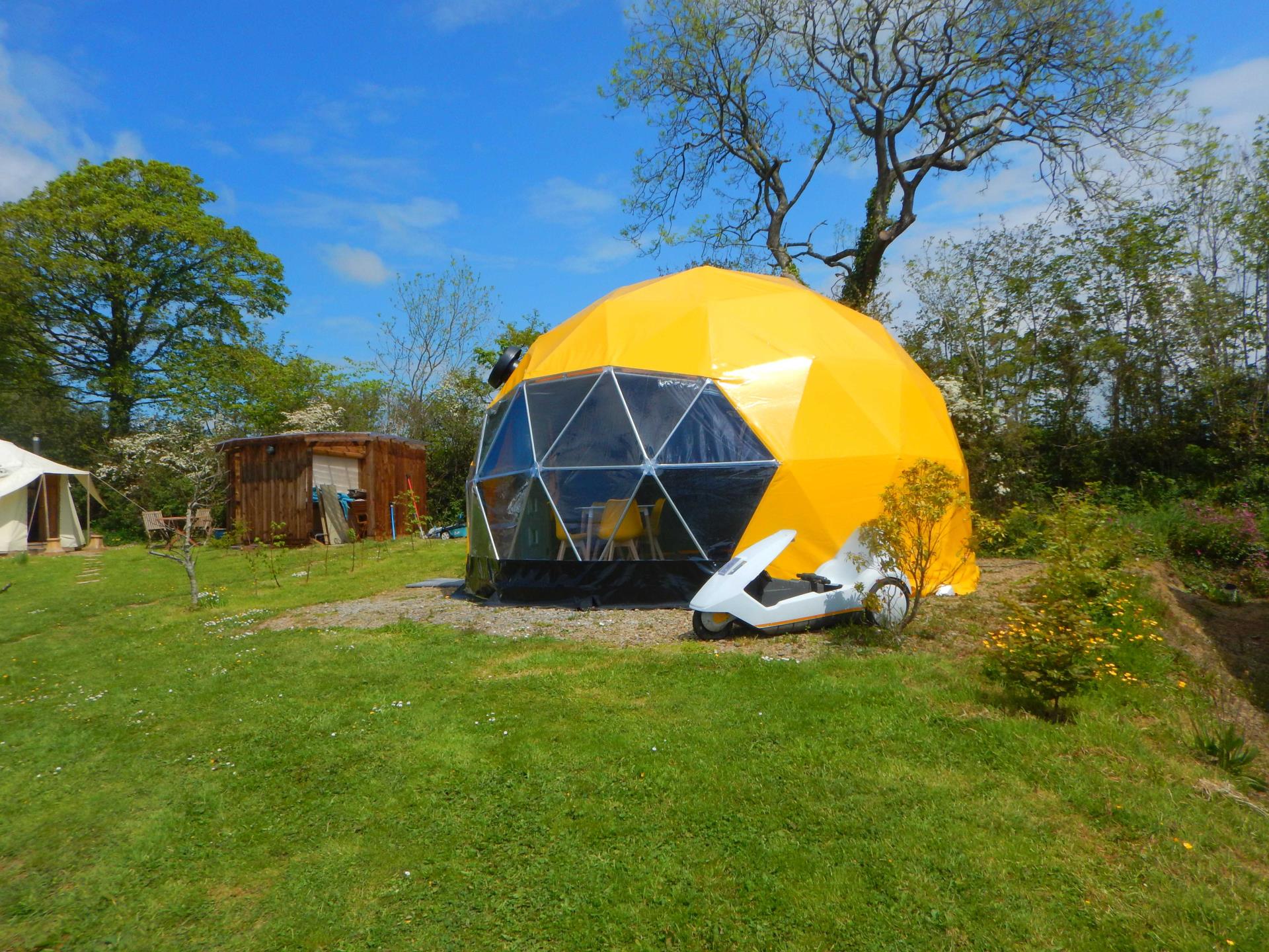 The PACMAN Geodesic Dome