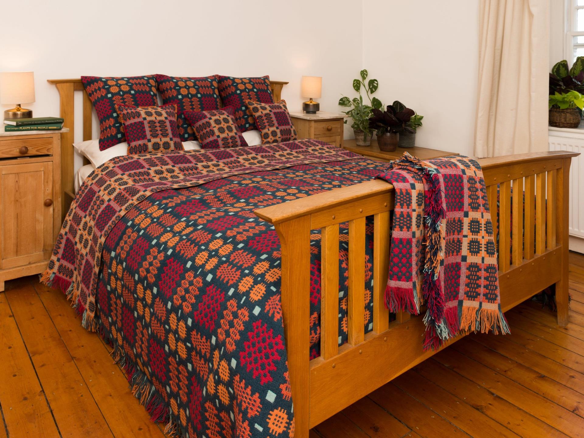 Welsh tapestry bedcover