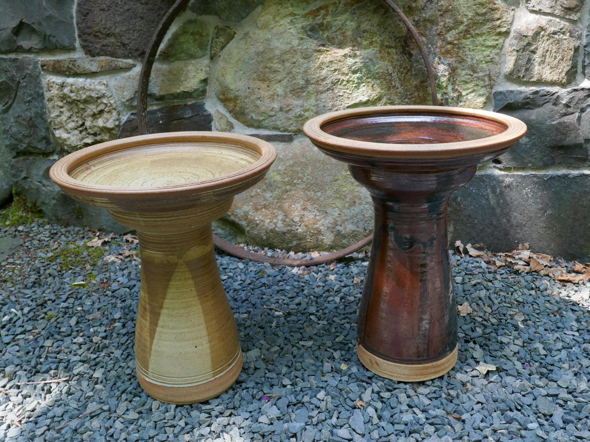 Stoneware Bird Baths