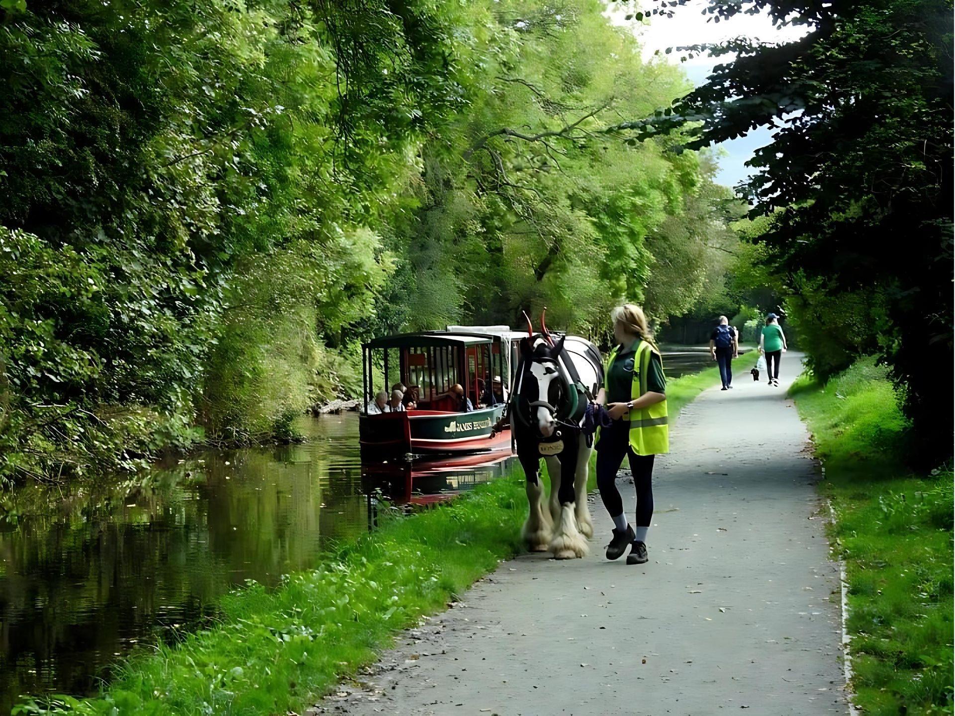 Llangollen Wharf Horse Drawn Boat