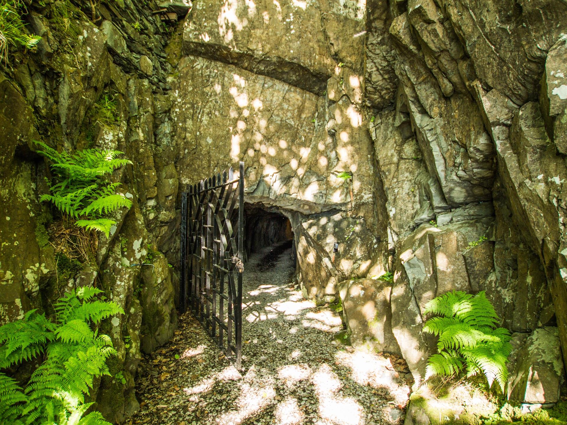 Entrance into the Slate caverns
