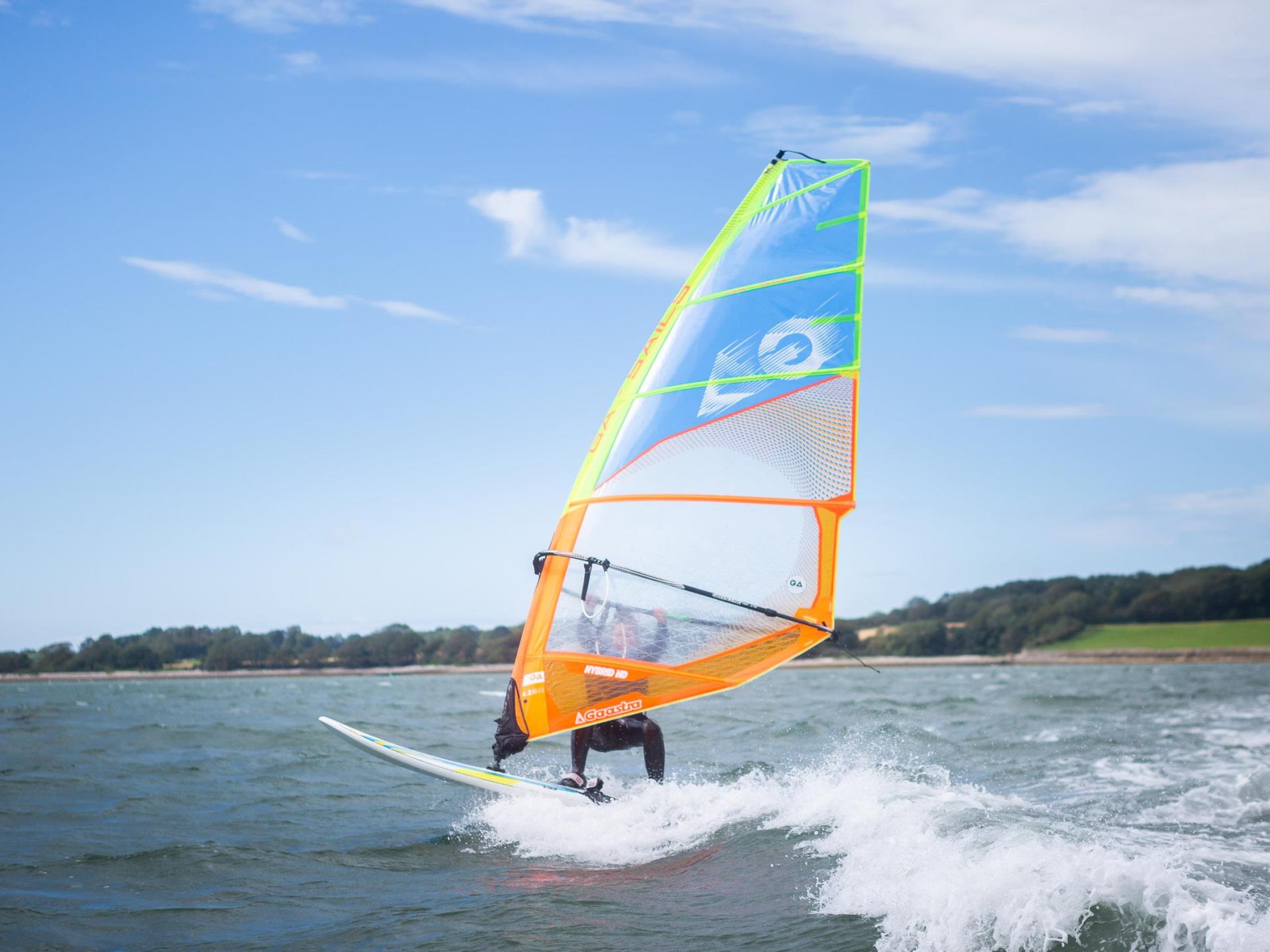 Windsurfing from aged 8 and over