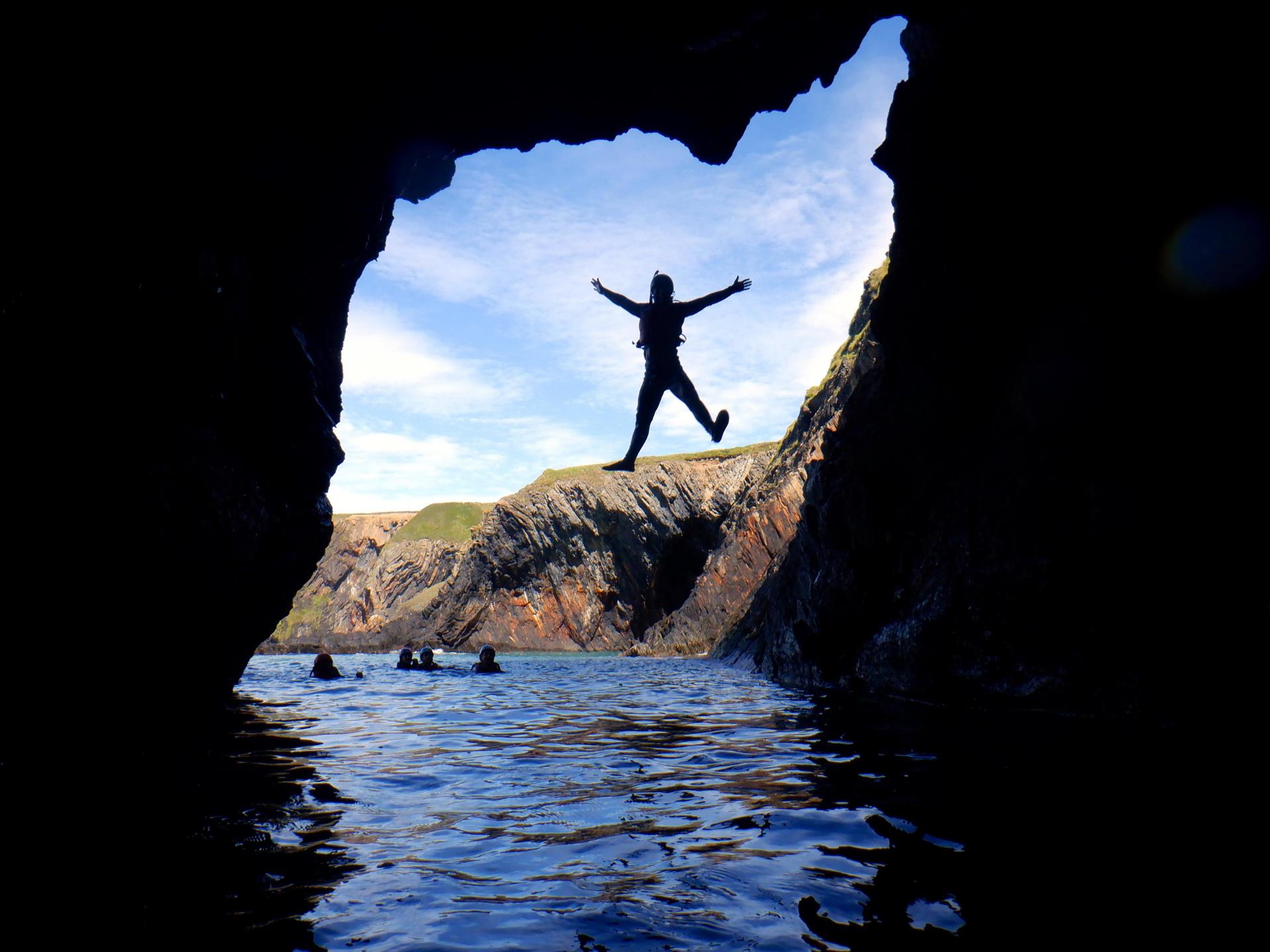 Coasteering Cave jump