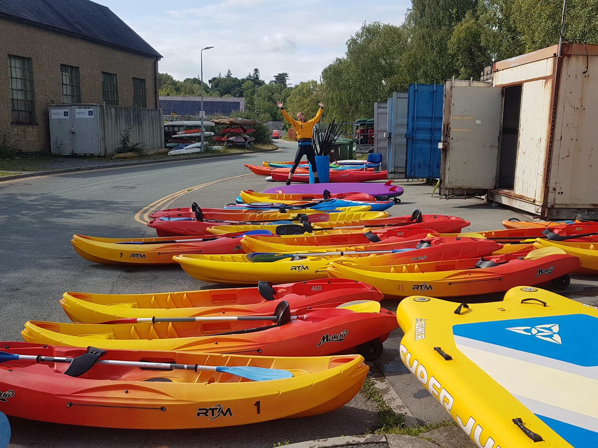 Kayak and paddleboard rentals