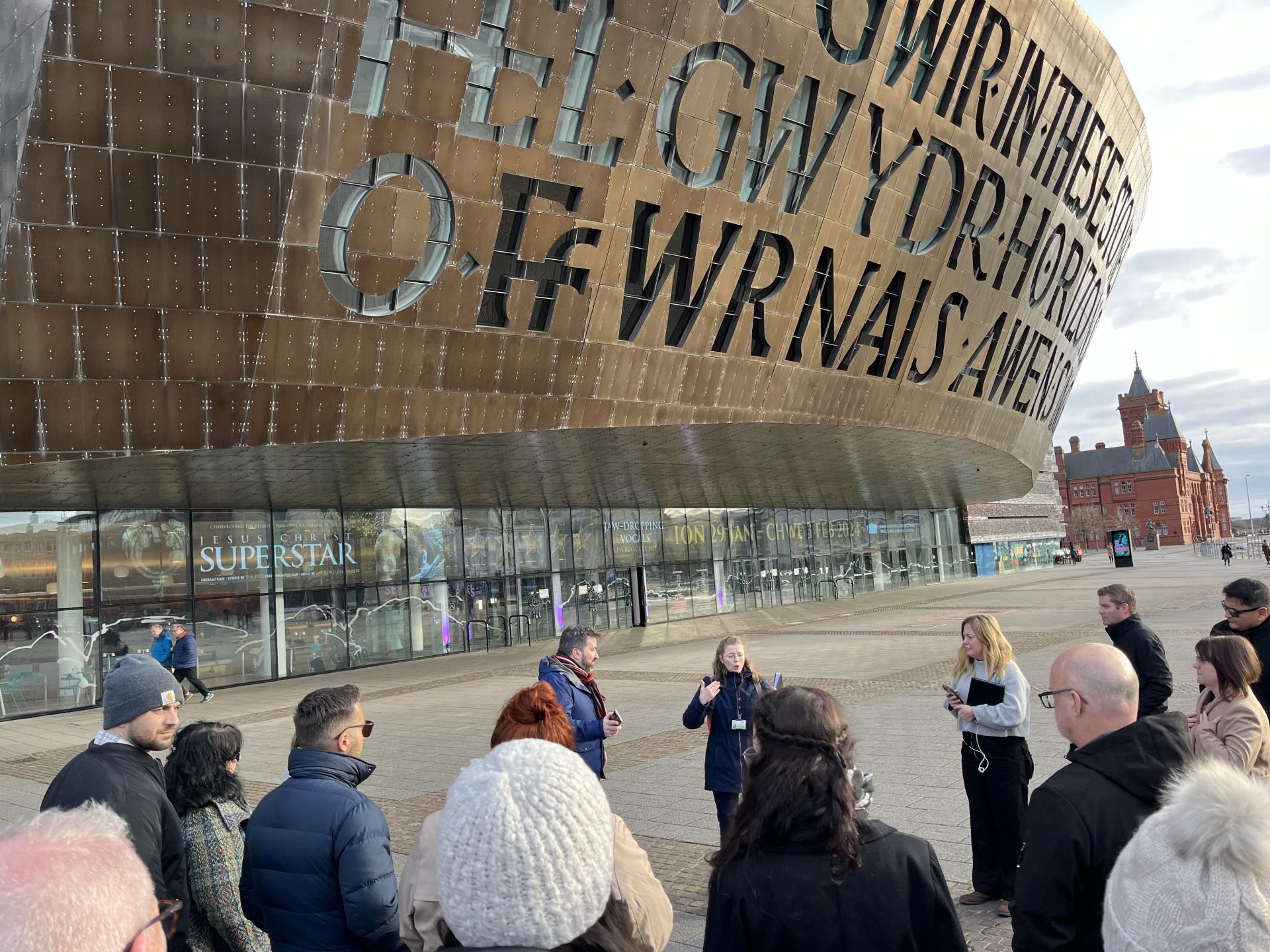 Guiding in Cardiff Bay