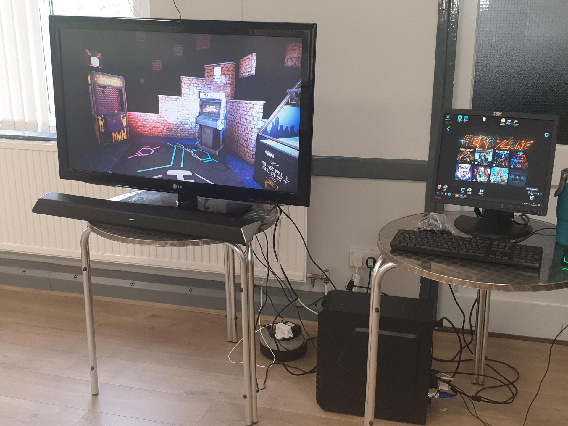 Gaming Area @ VR Experience Wales