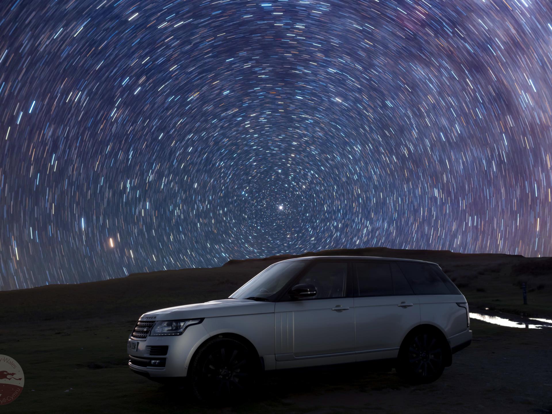 Star Trails in The Brecon Beacons