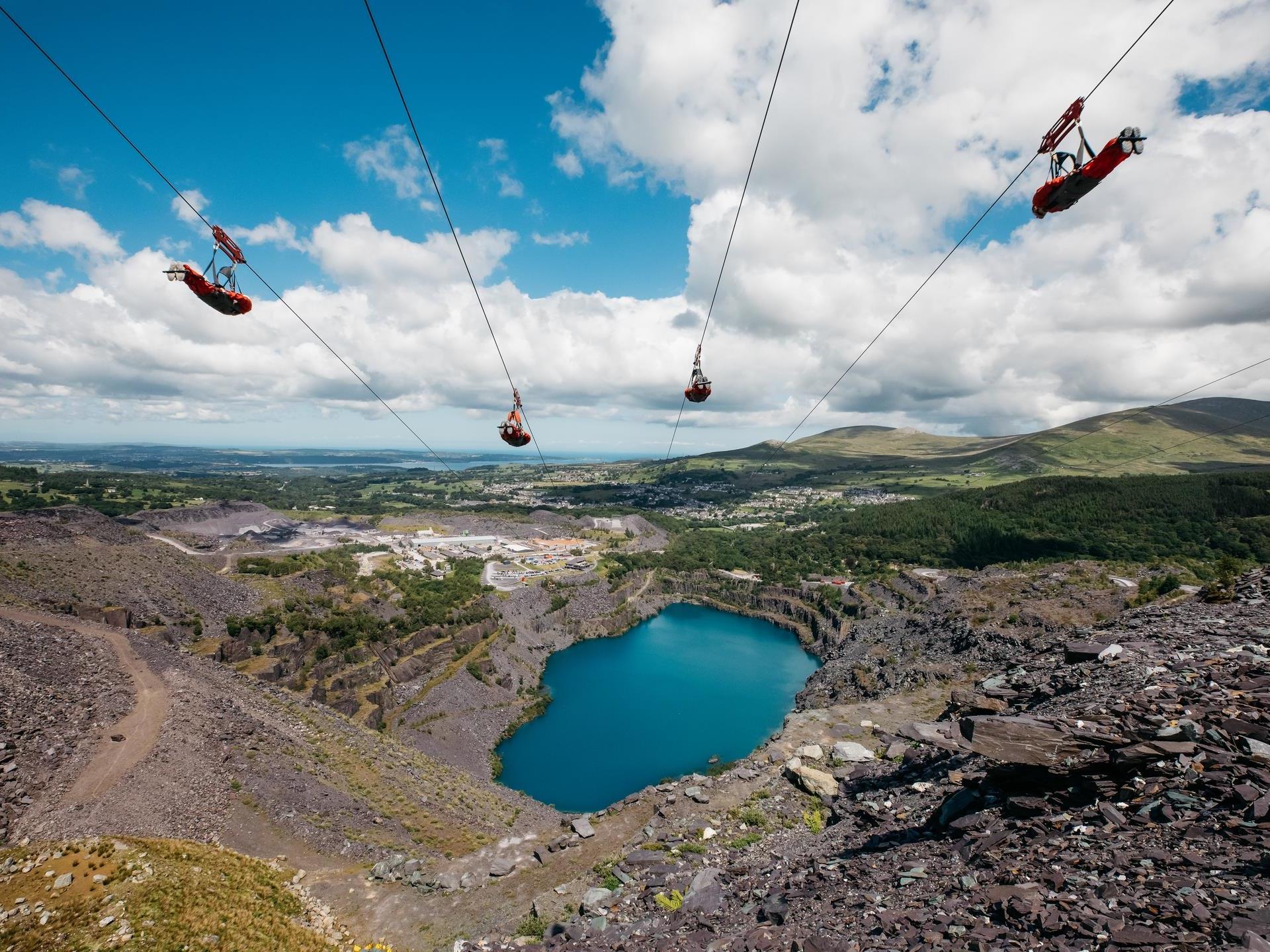 Penrhyn Quarry, home to Velocity 2