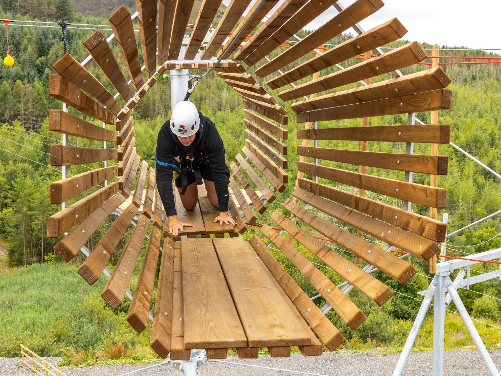 Plenty of Tower Climber obstacles to tackle