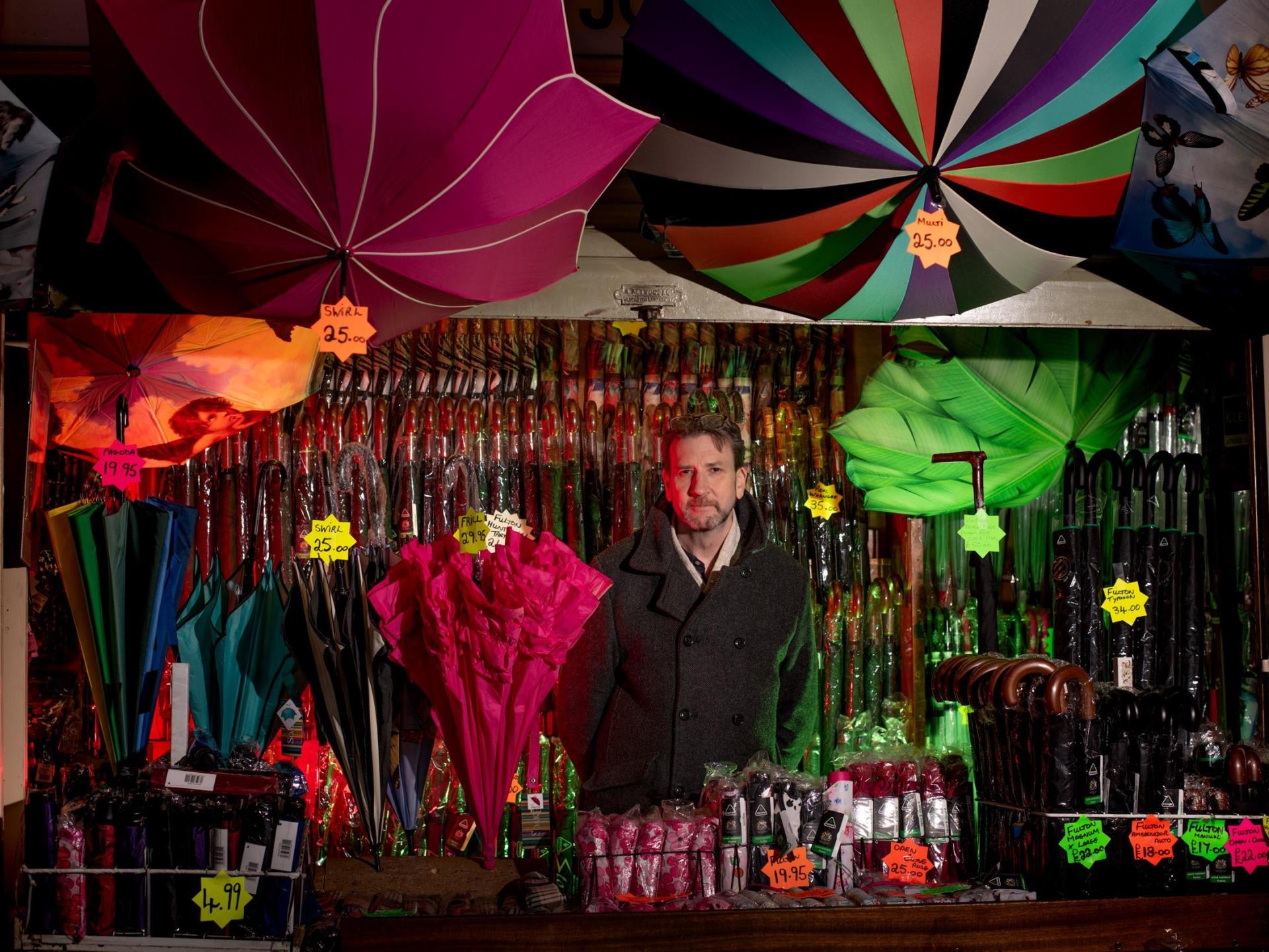 Cardiff Market - K Jones Umbrellas & Walking Aids