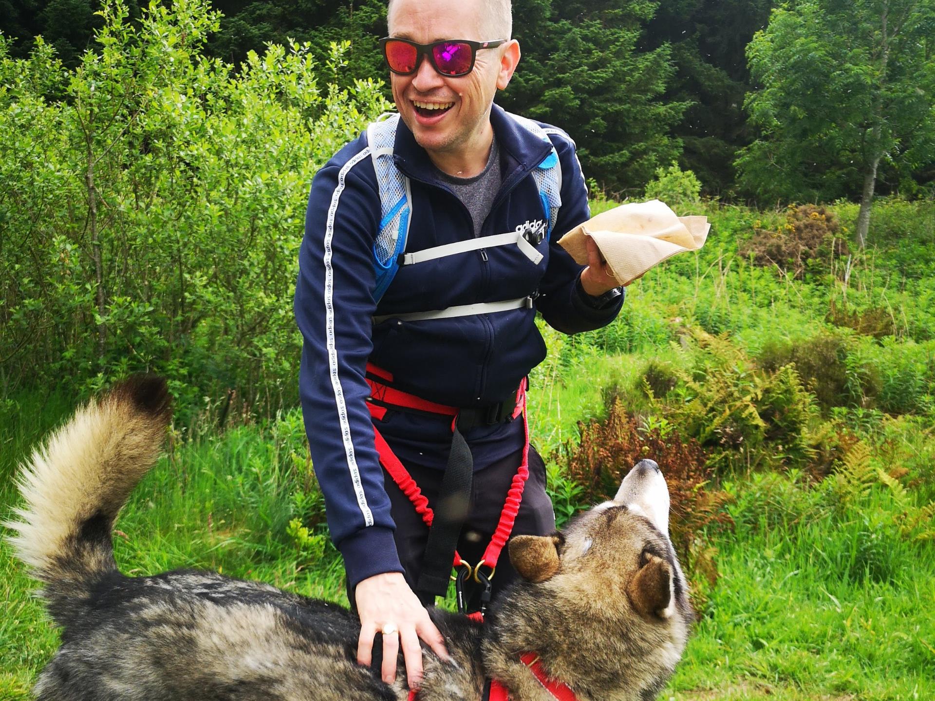 Husky Hiking Walk & Talk Team Meeting (with cake)