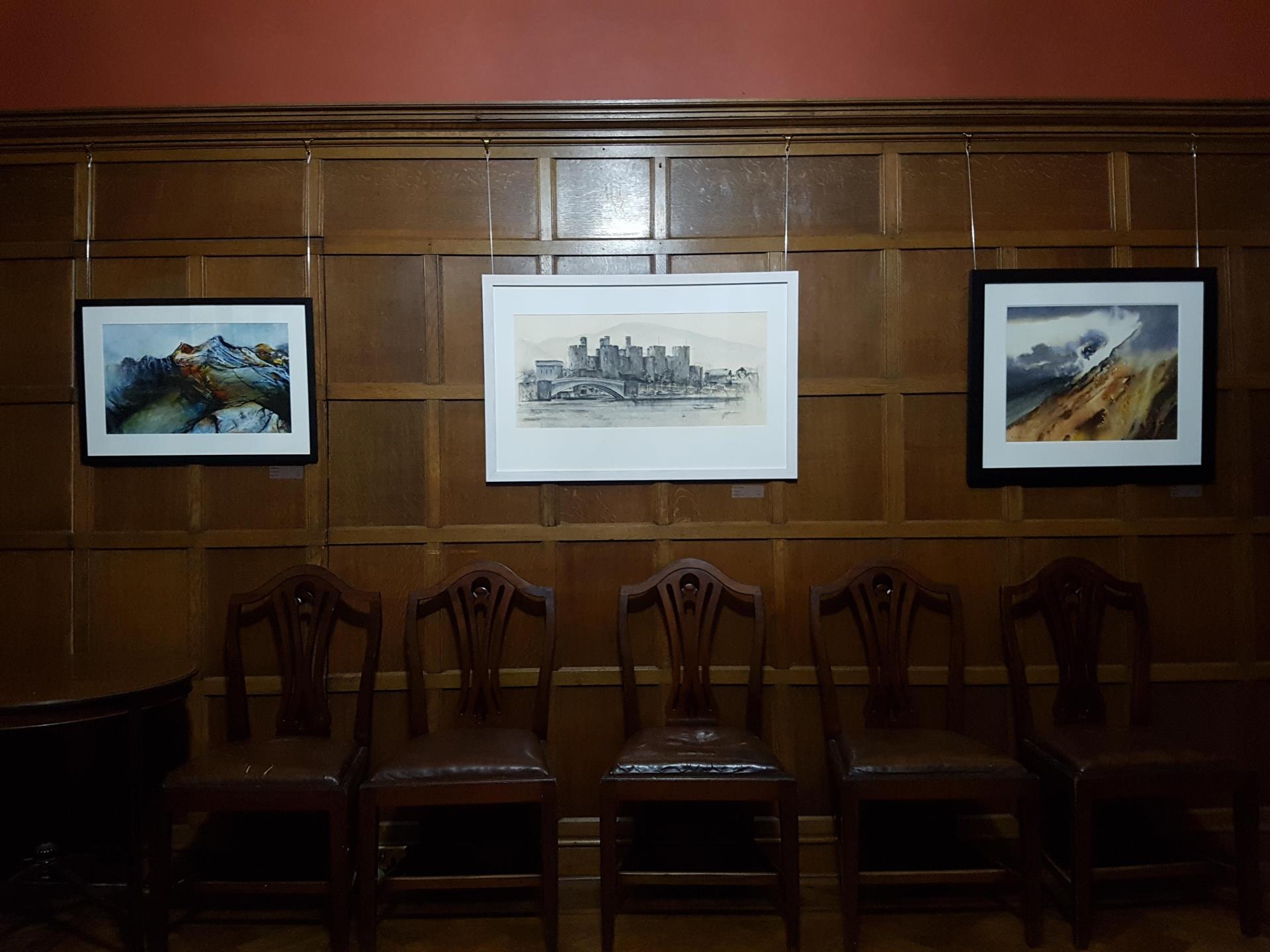 Winter Exhibition in Glasfryn Hall