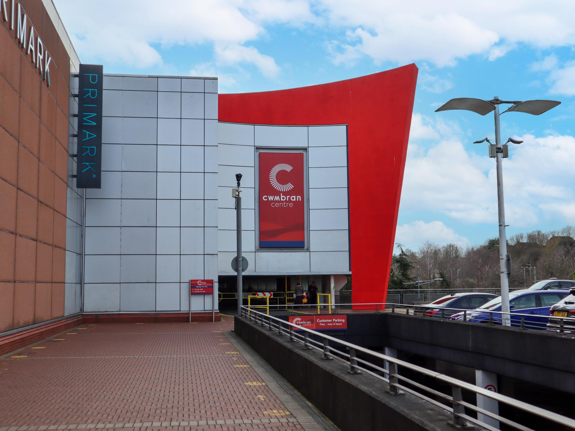 Cwmbran Centre frontage