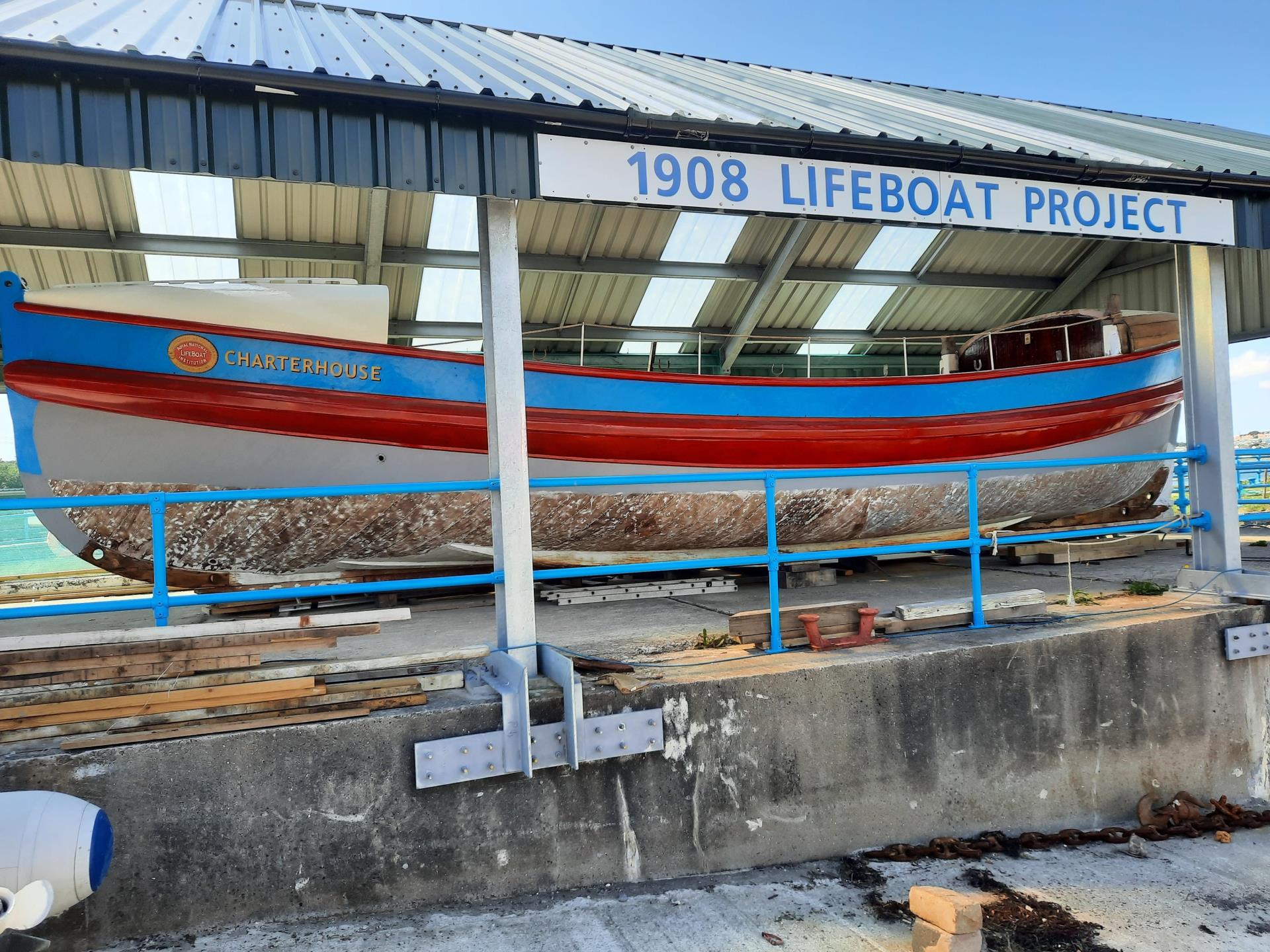 Restoration is progressing nicely on our Lifeboat