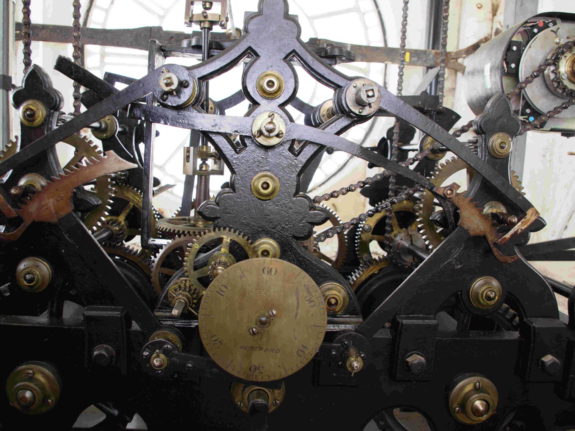 Knighton Town clock mechanism