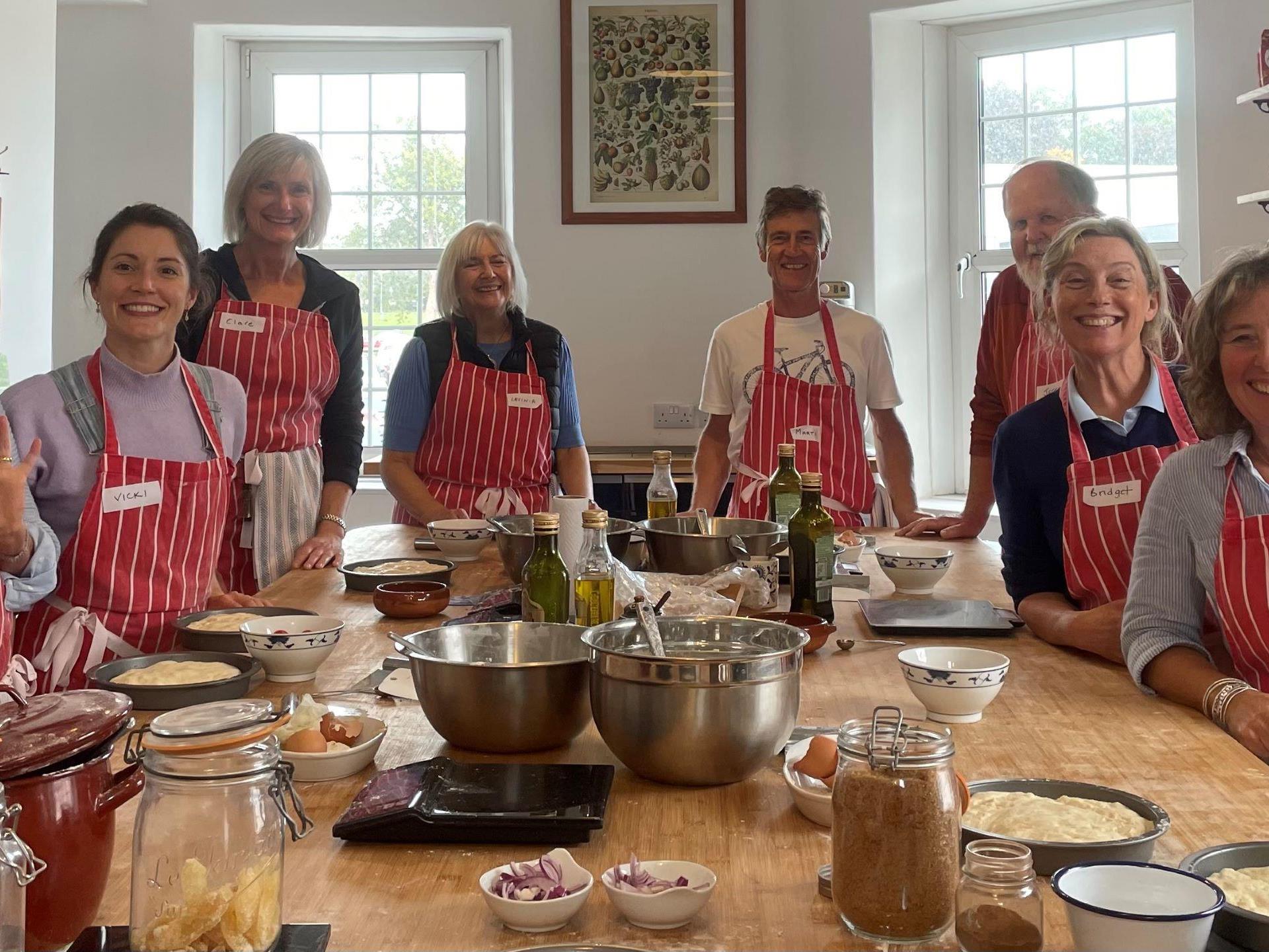 Class around the kitchen table