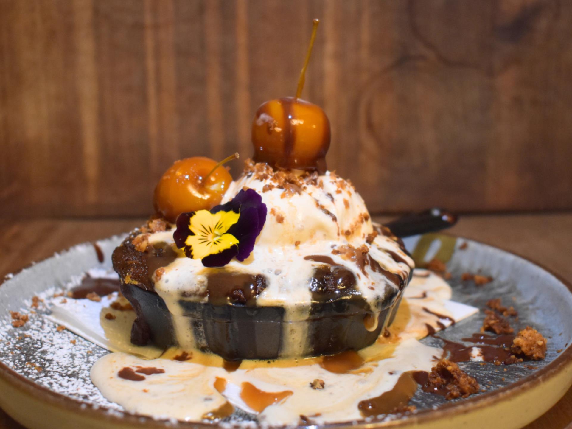 Dessert from Carreg Restaurant