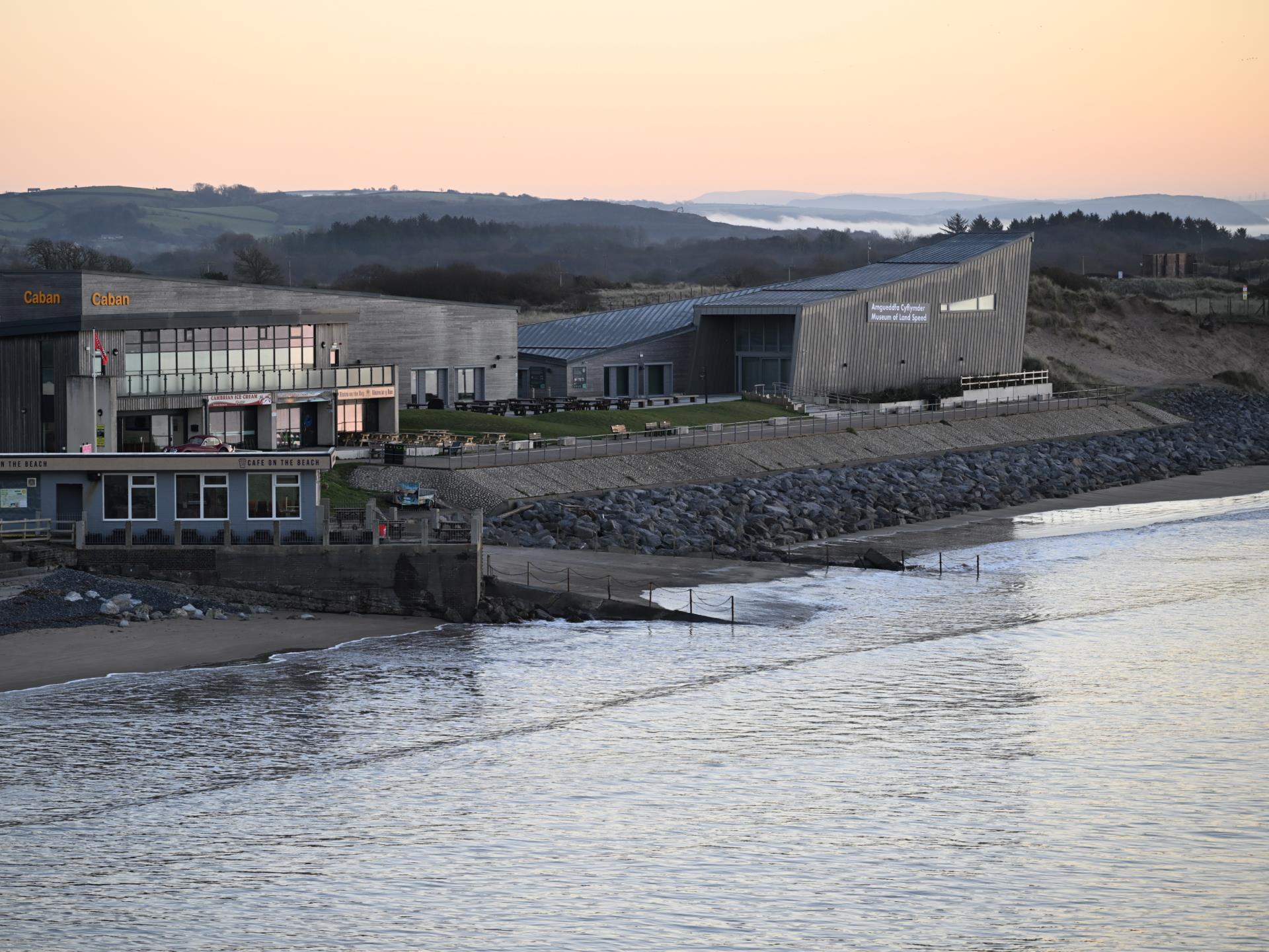 Museum of Land Speed and Caban in Pendine