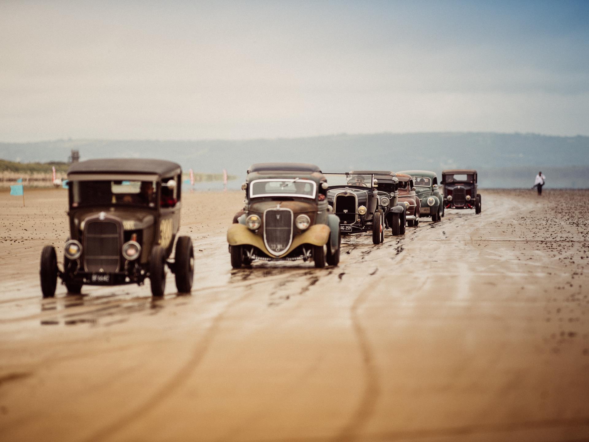 Vintage Hot Rod Association on Pendine Sands