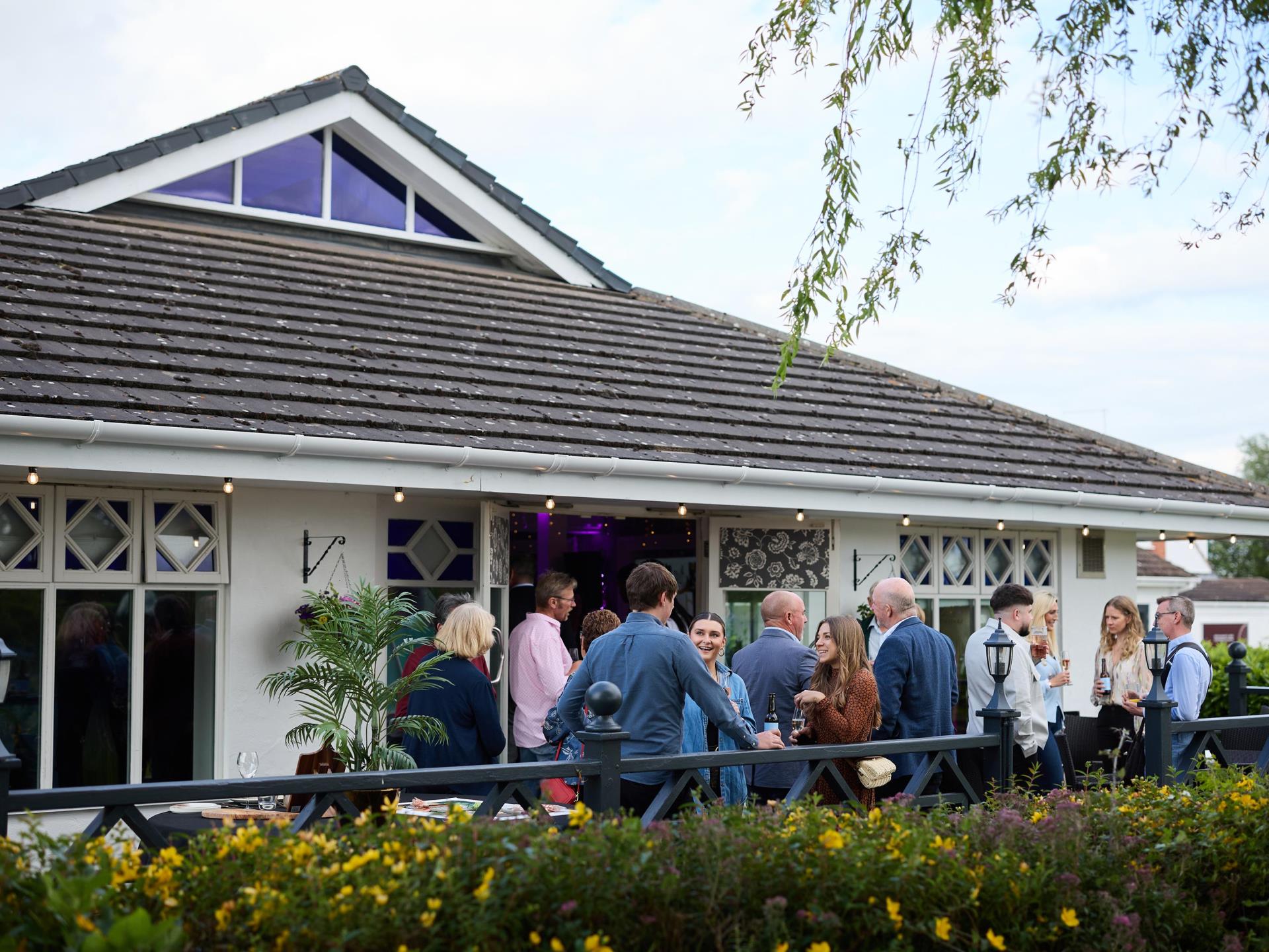 Outside bar area 