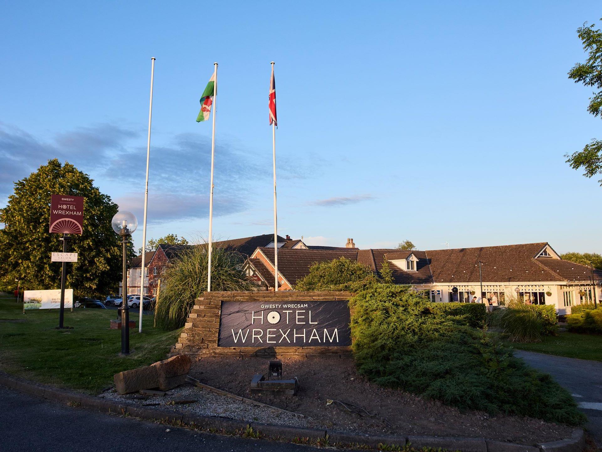 Exterior shot of Hotel Wrexham