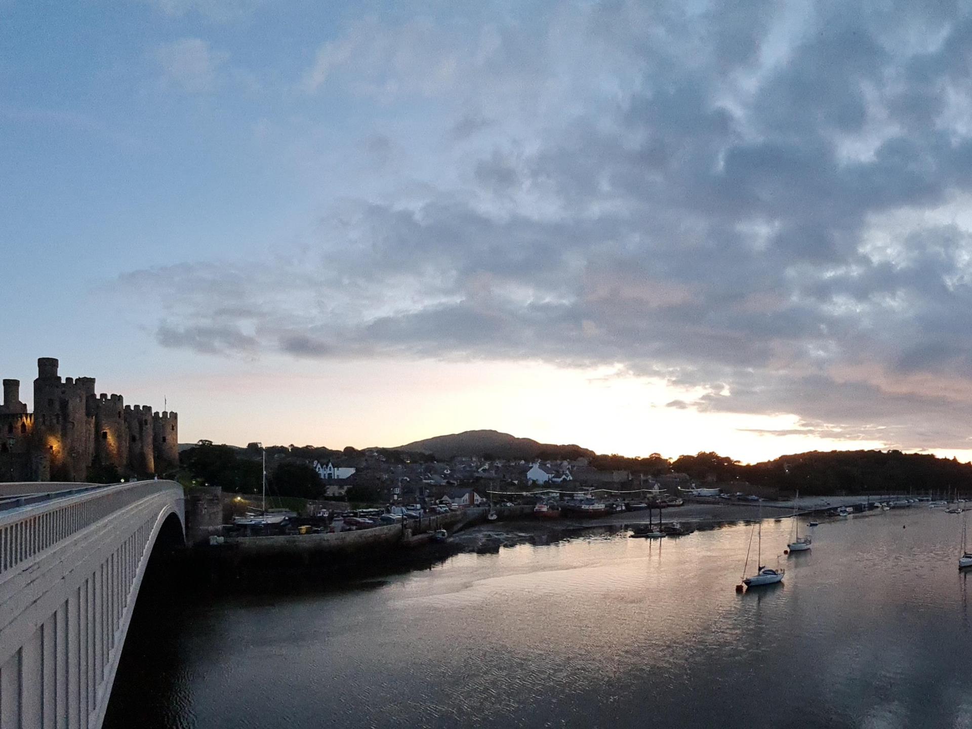 Dusk in Conwy