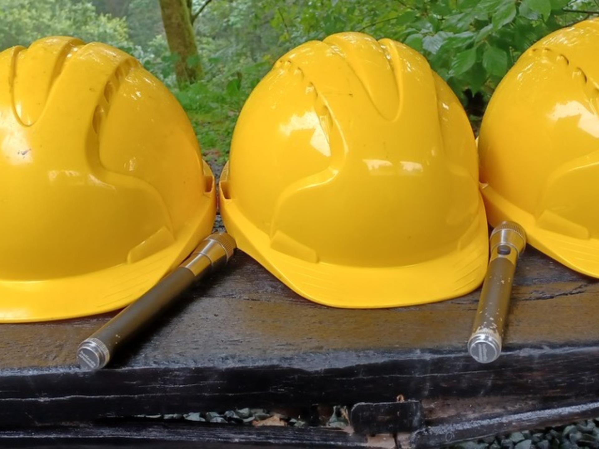 Equipment for a Corris Mine Explorers visit