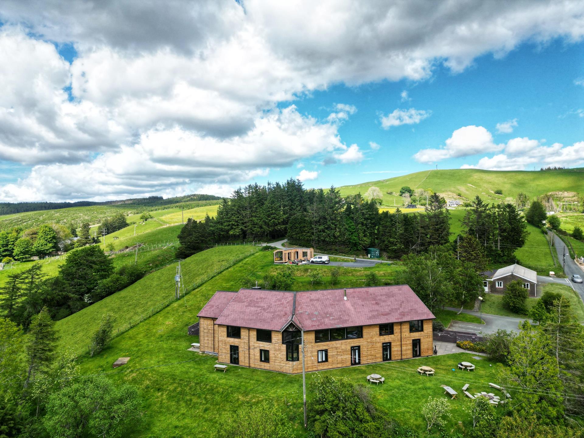 The Lodge and grounds