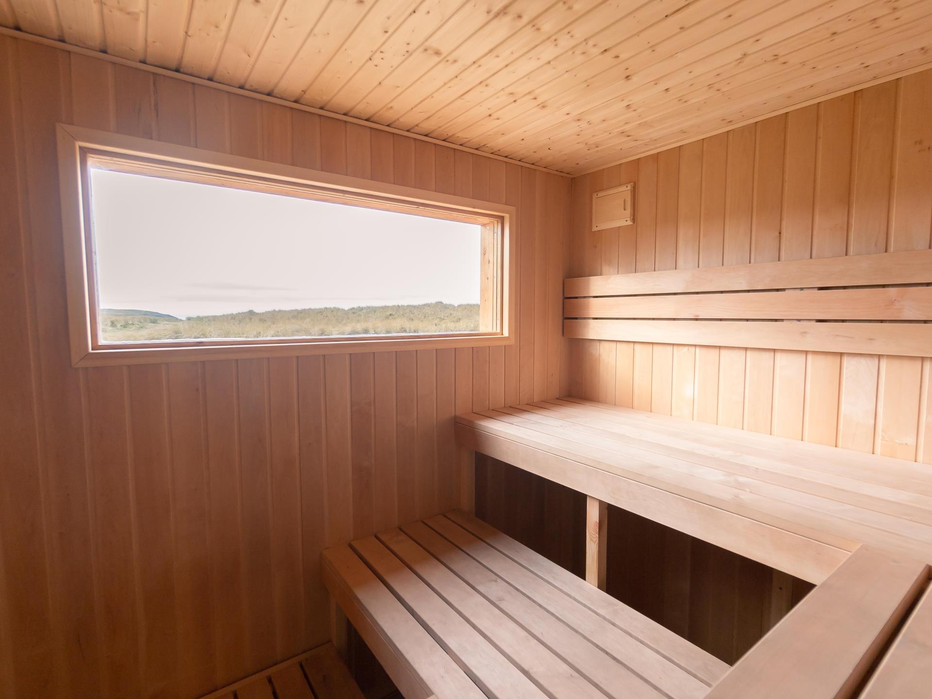 Sauna room at Porth Tyn Tywyn