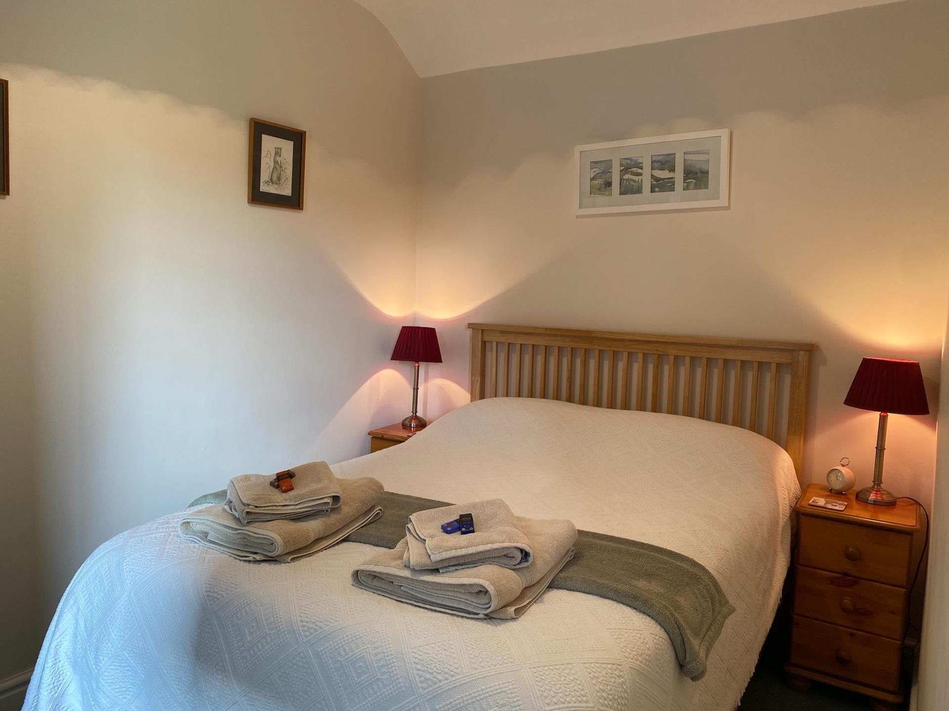 Comfortable double bed