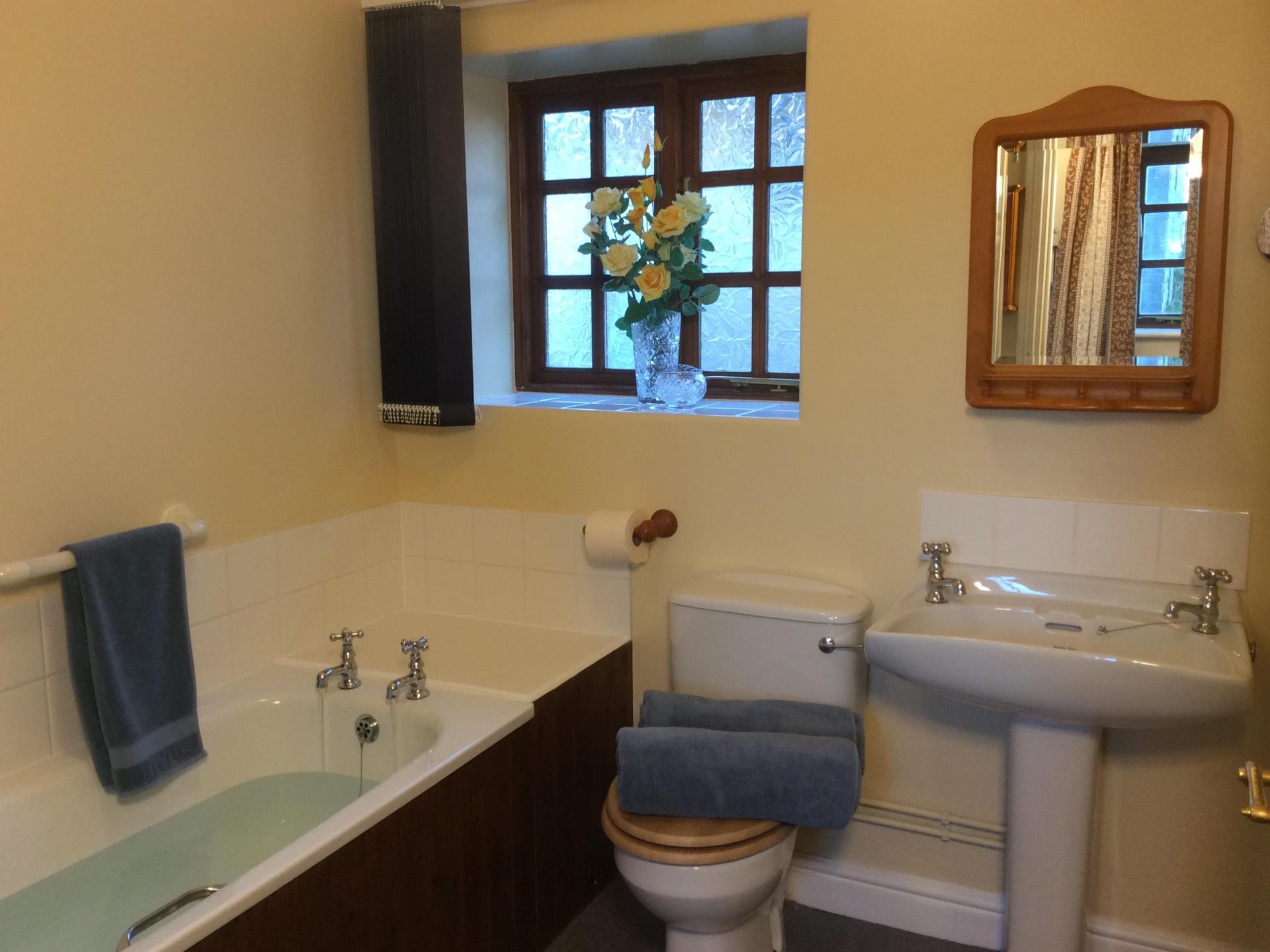 Surprisingly spacious bathroom