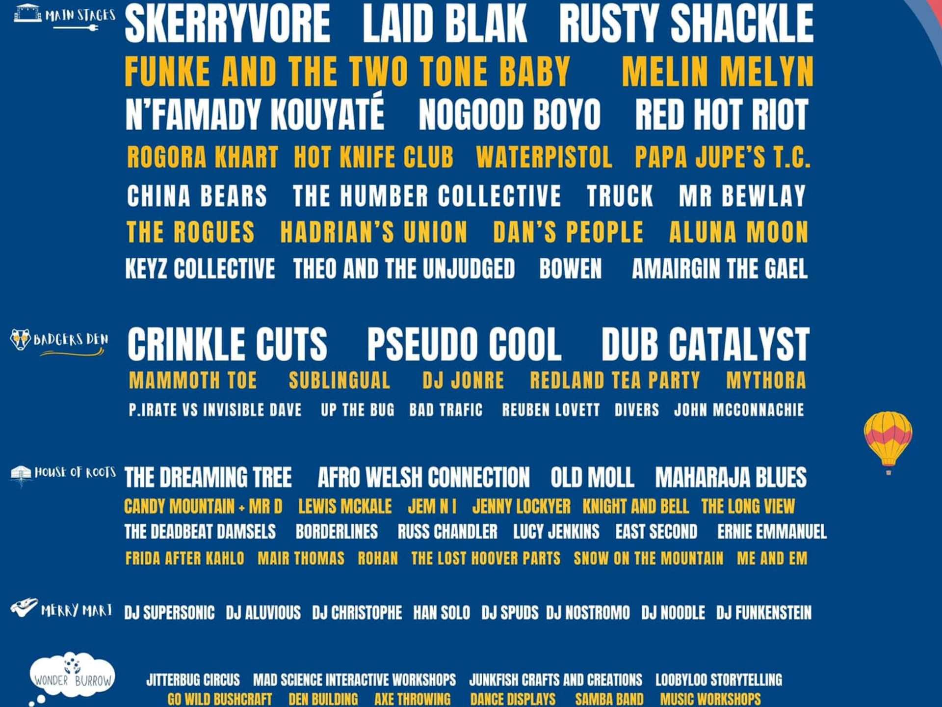 Devauden Festival -whats on
