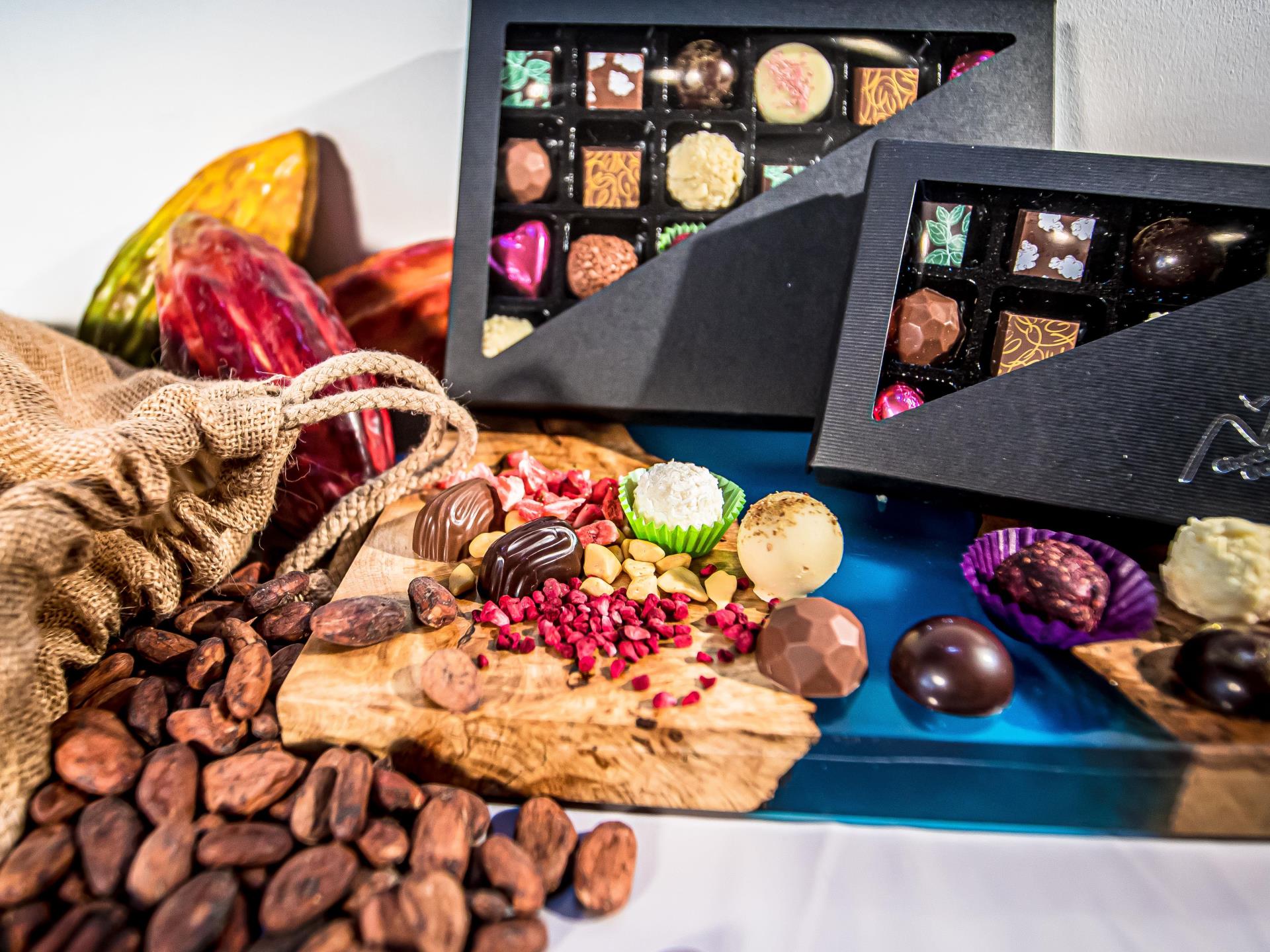 Chocolates and Fudge handmade by Chocablock