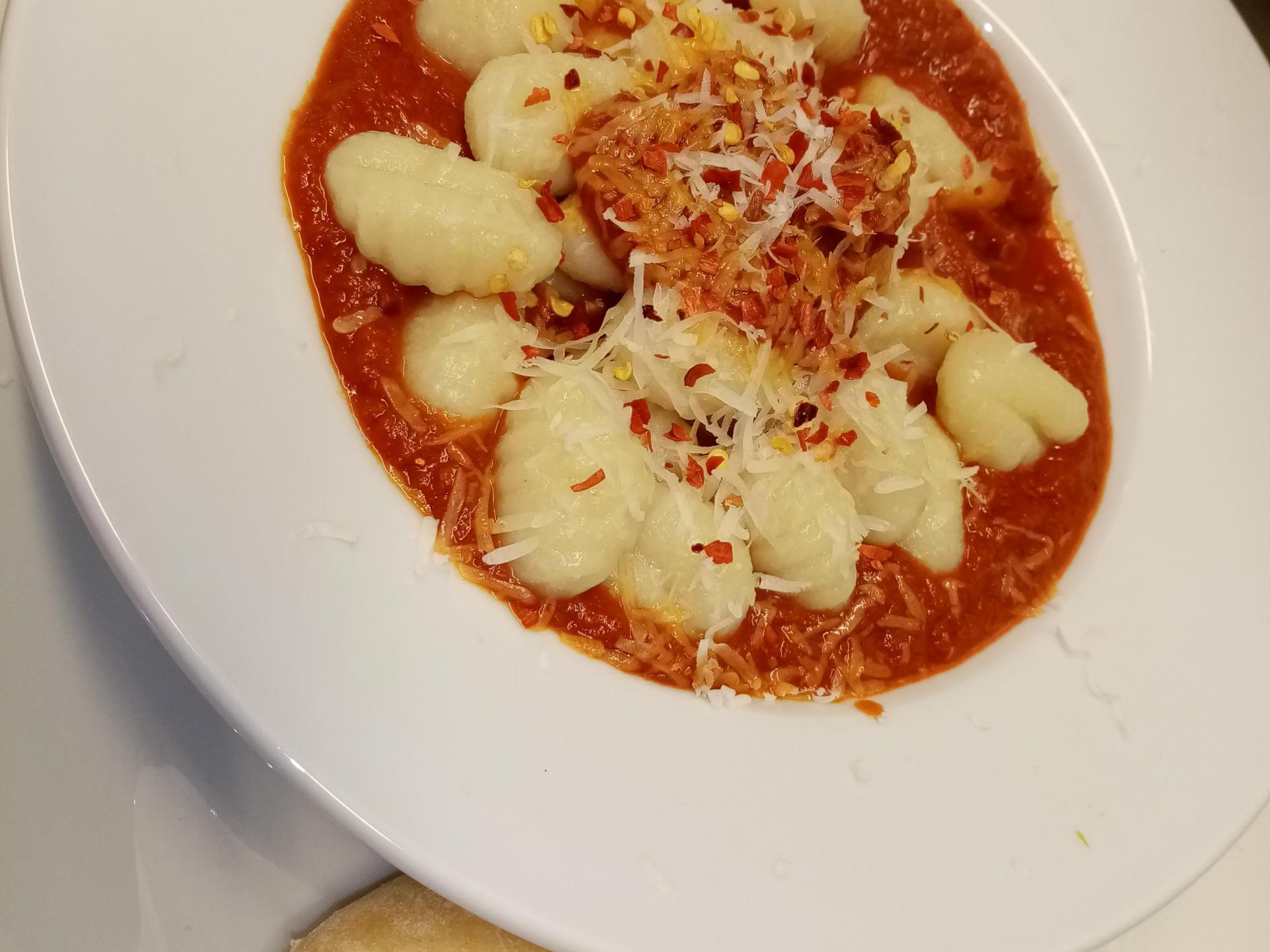 Gnocchi with our own Arabbiatta sauce