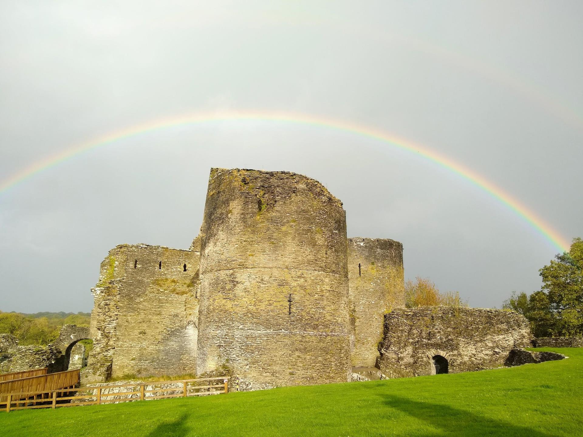 Cilgerran Castle Rainbow