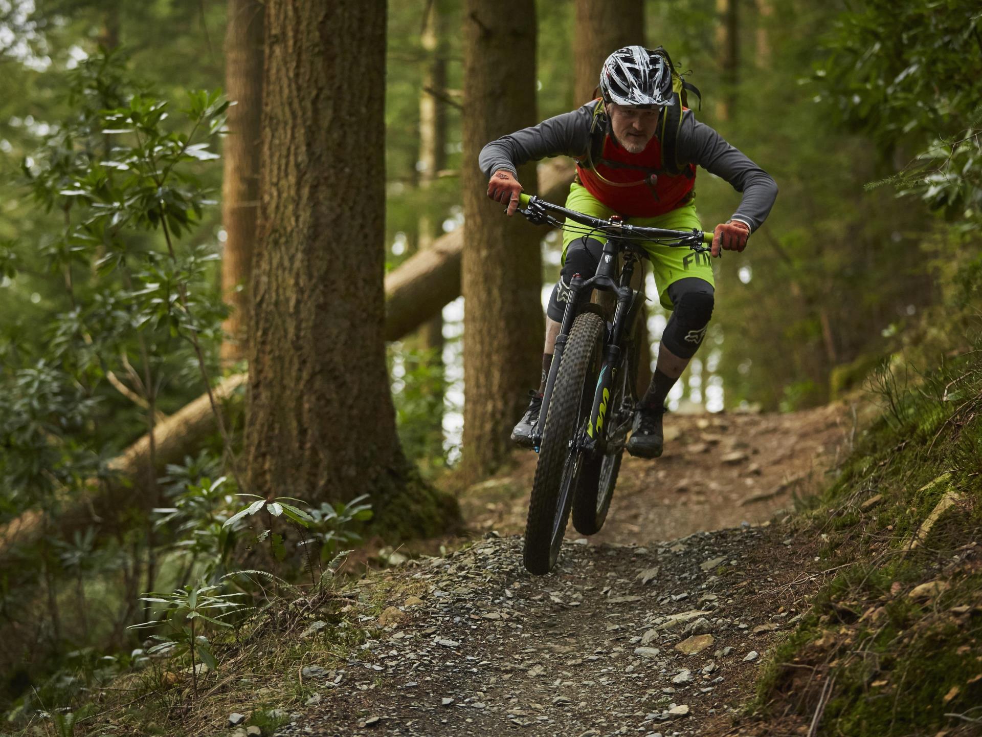 Mountain biking