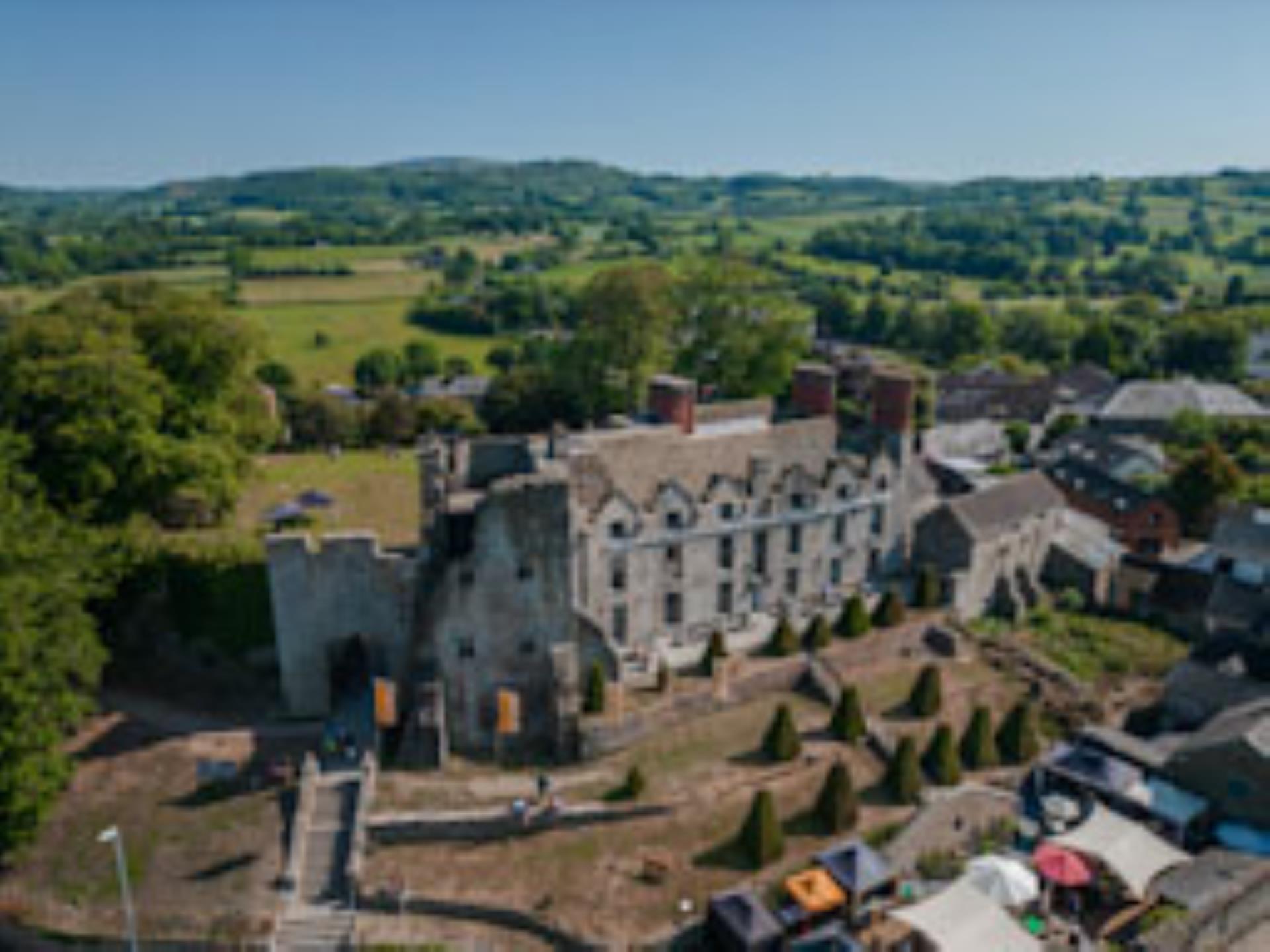 Hay Castle aerial view