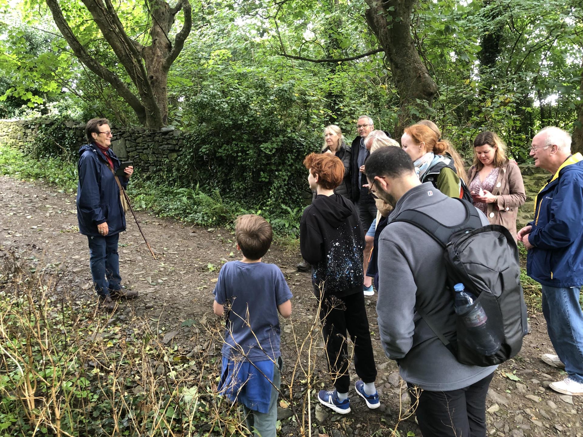 Julia takes foragers round the Cathedral lanes.