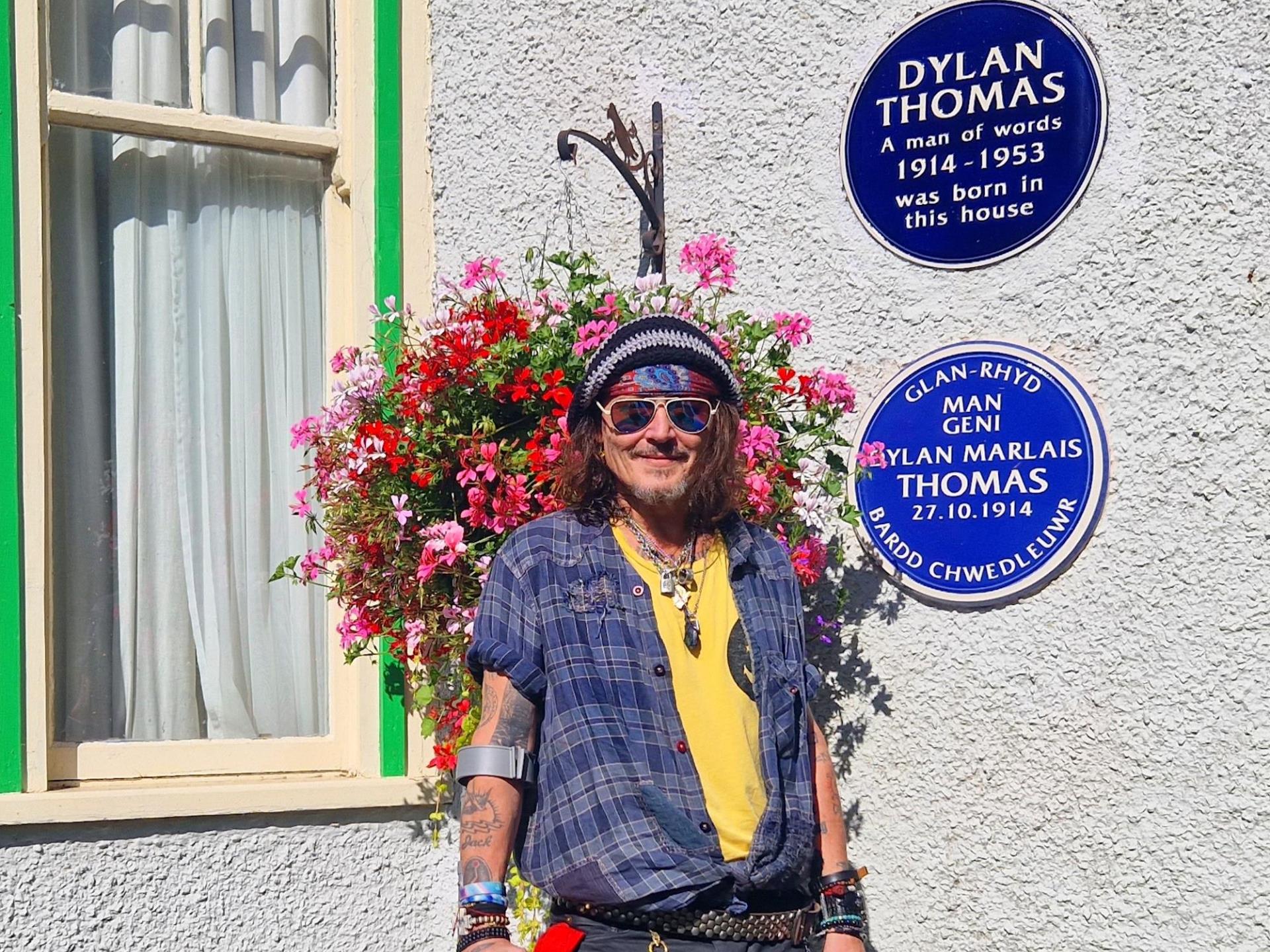 Johnny Depp visited Dylan's in 2023