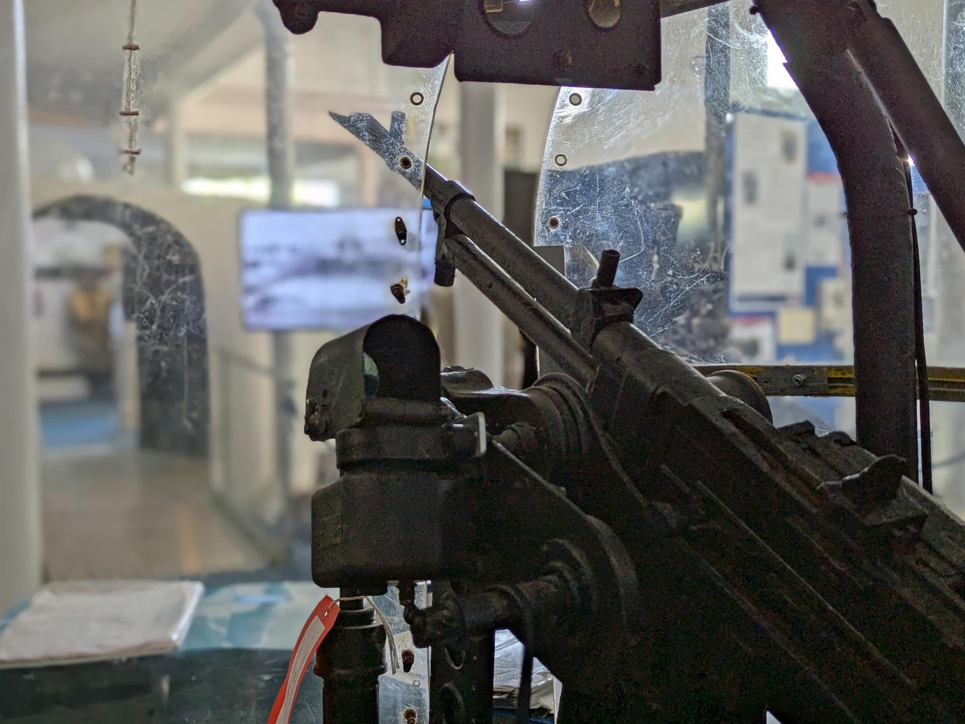 View from inside the front Gun Turret