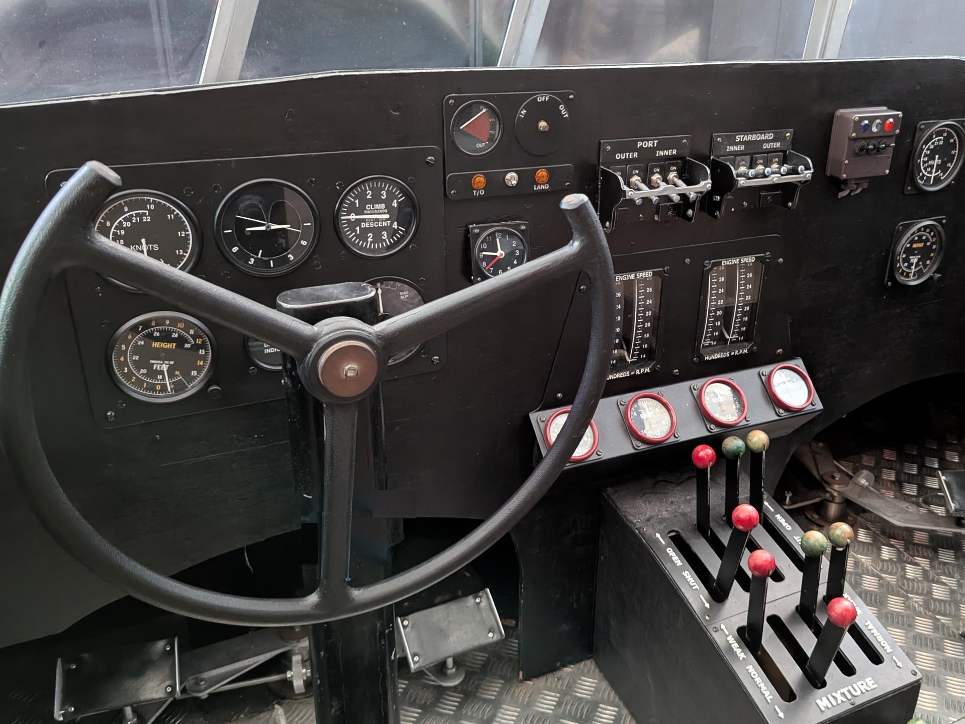 Inside the Sunderland Cockpit Display 