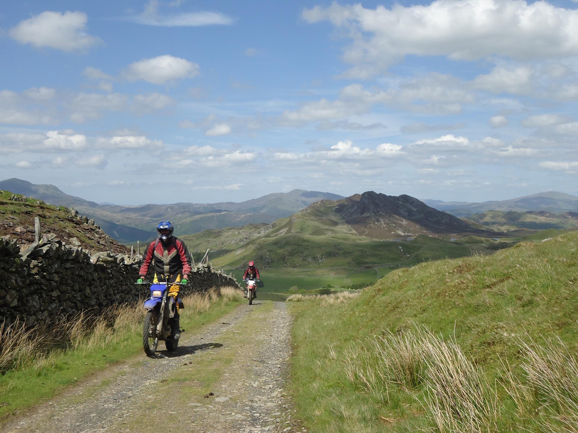 Motorcycles in Snowdonia