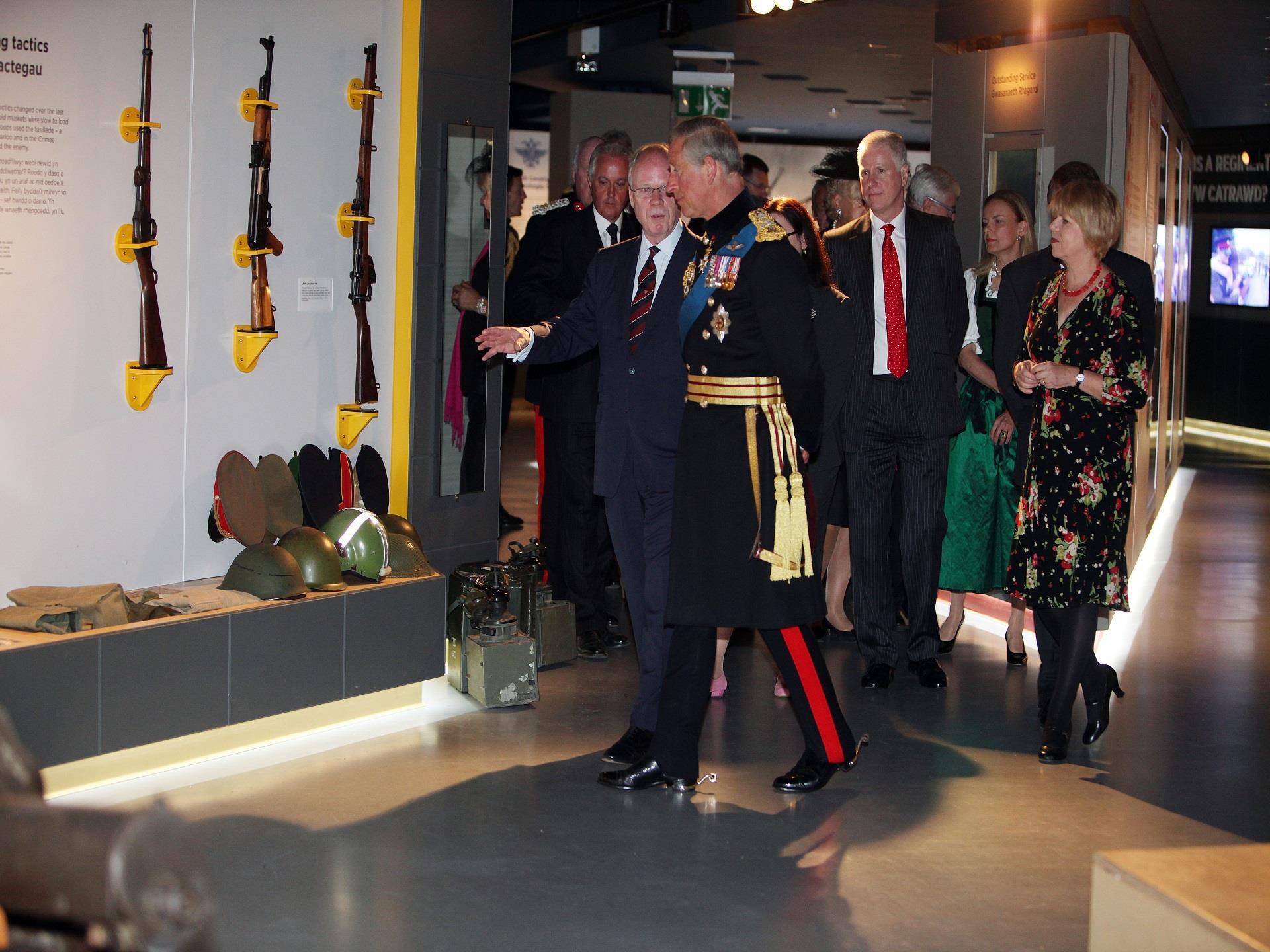HRH The Prince of Wales opens the Firing Line 