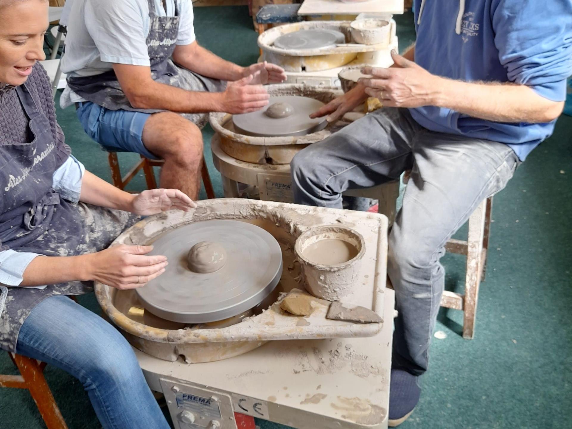 Alex Allpress Pottery School in Mid Wales